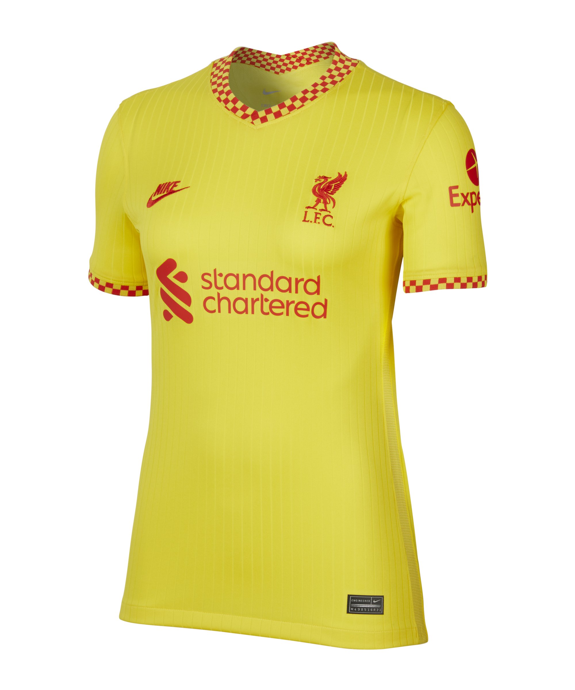 Nike FC Liverpool Trikot UCL 2021/2022 Damen F704 - gelb