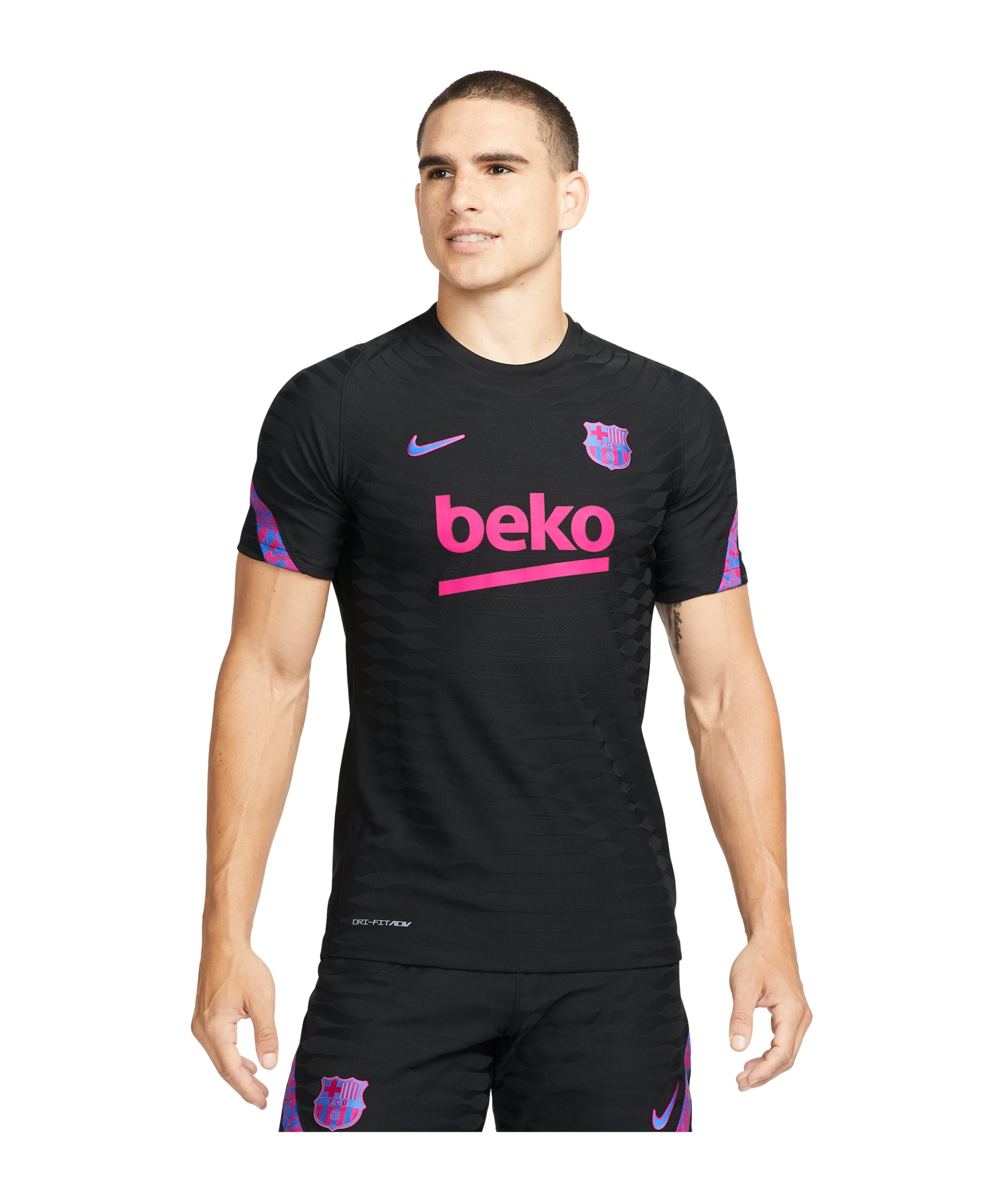 Nike FC Barcelona Elite Trainingsshirt Schwarz F015 - schwarz