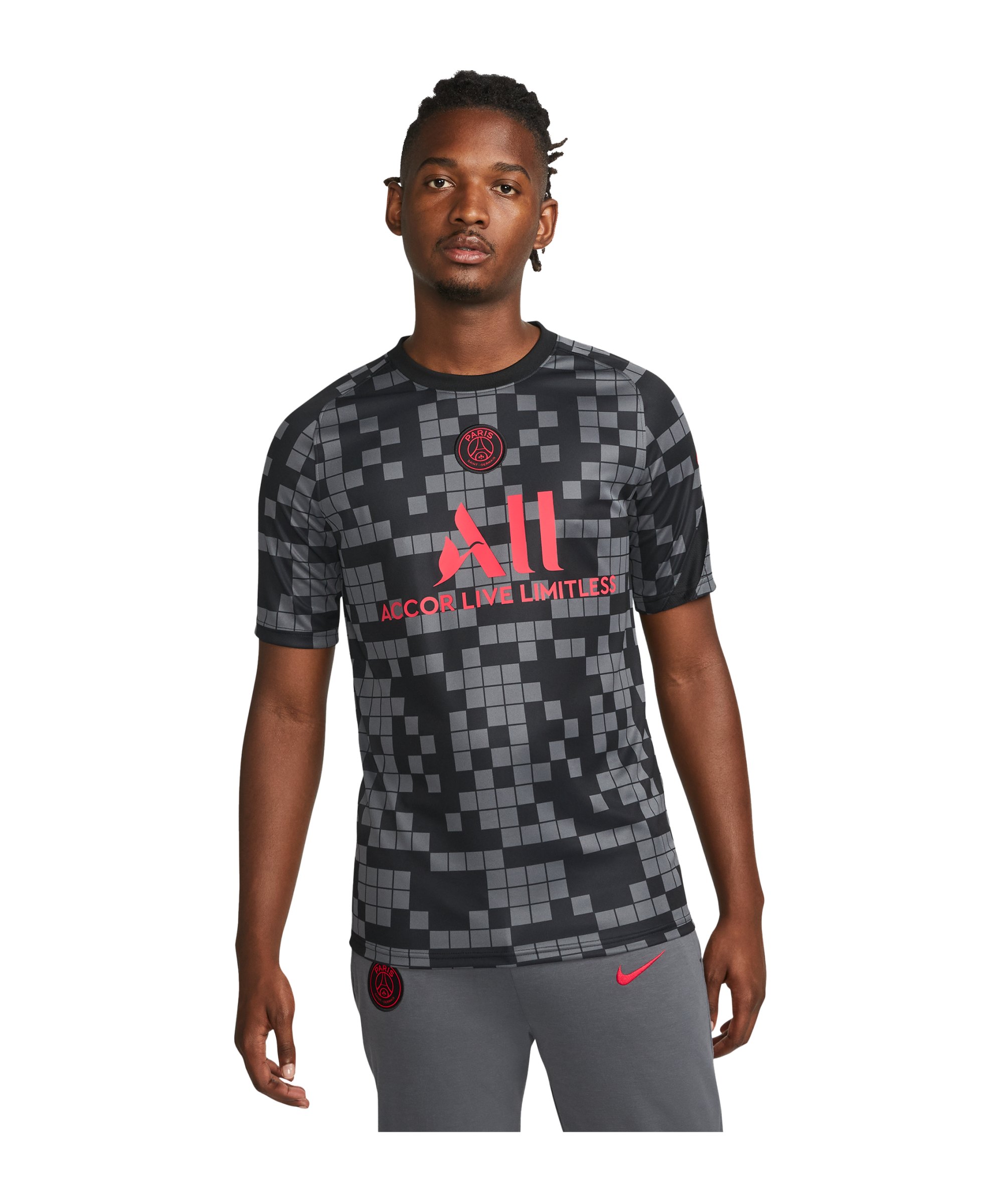 Nike Paris St. Germain Prematch Shirt 2021/2022 Schwarz F015 - schwarz