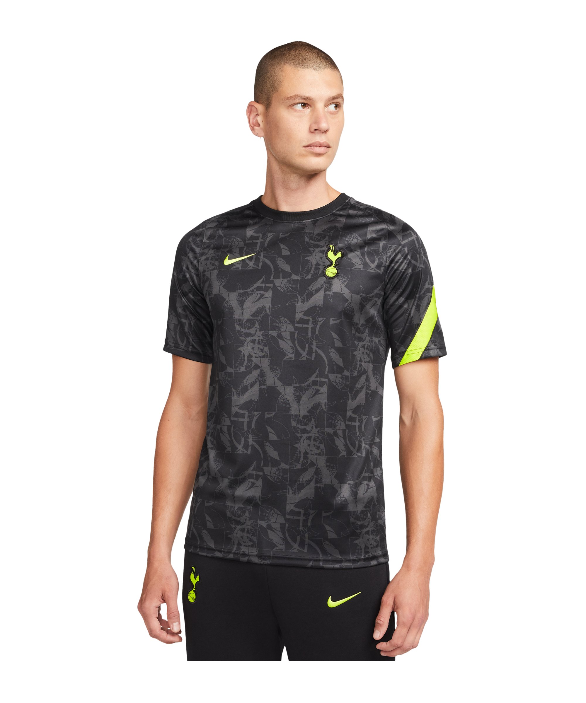 Nike Tottenham Hotspur Prematch Shirt 2021/2022 Schwarz F010 - schwarz