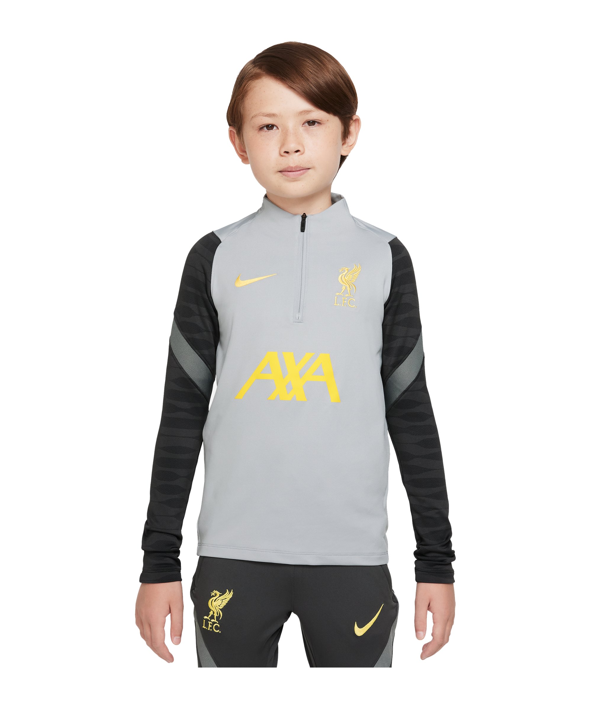 Nike FC Liverpool Strike Drill Top Kids Grau F017 - grau