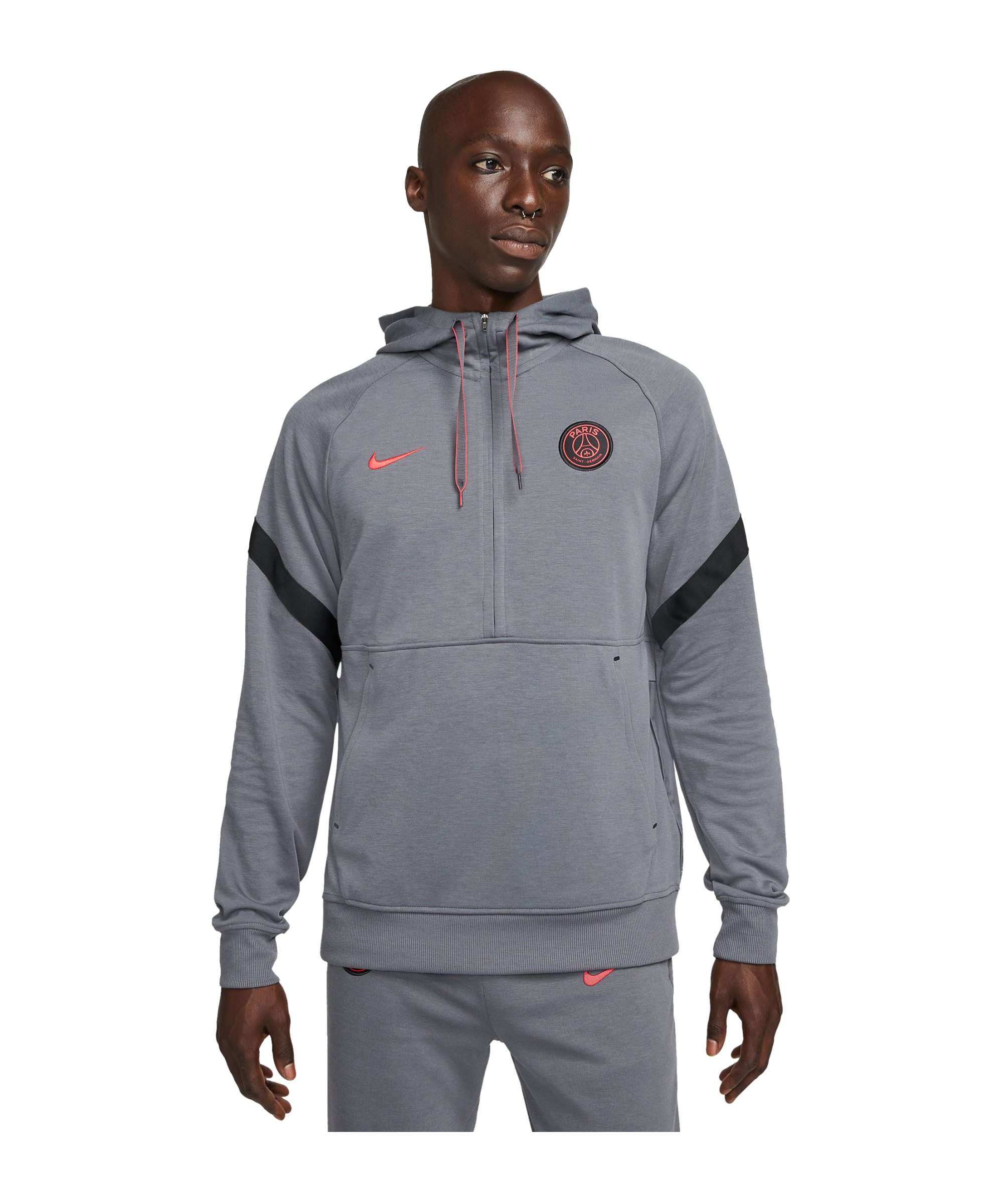 Nike Paris St. Germain Kapuzenjacke Grau F025 - grau