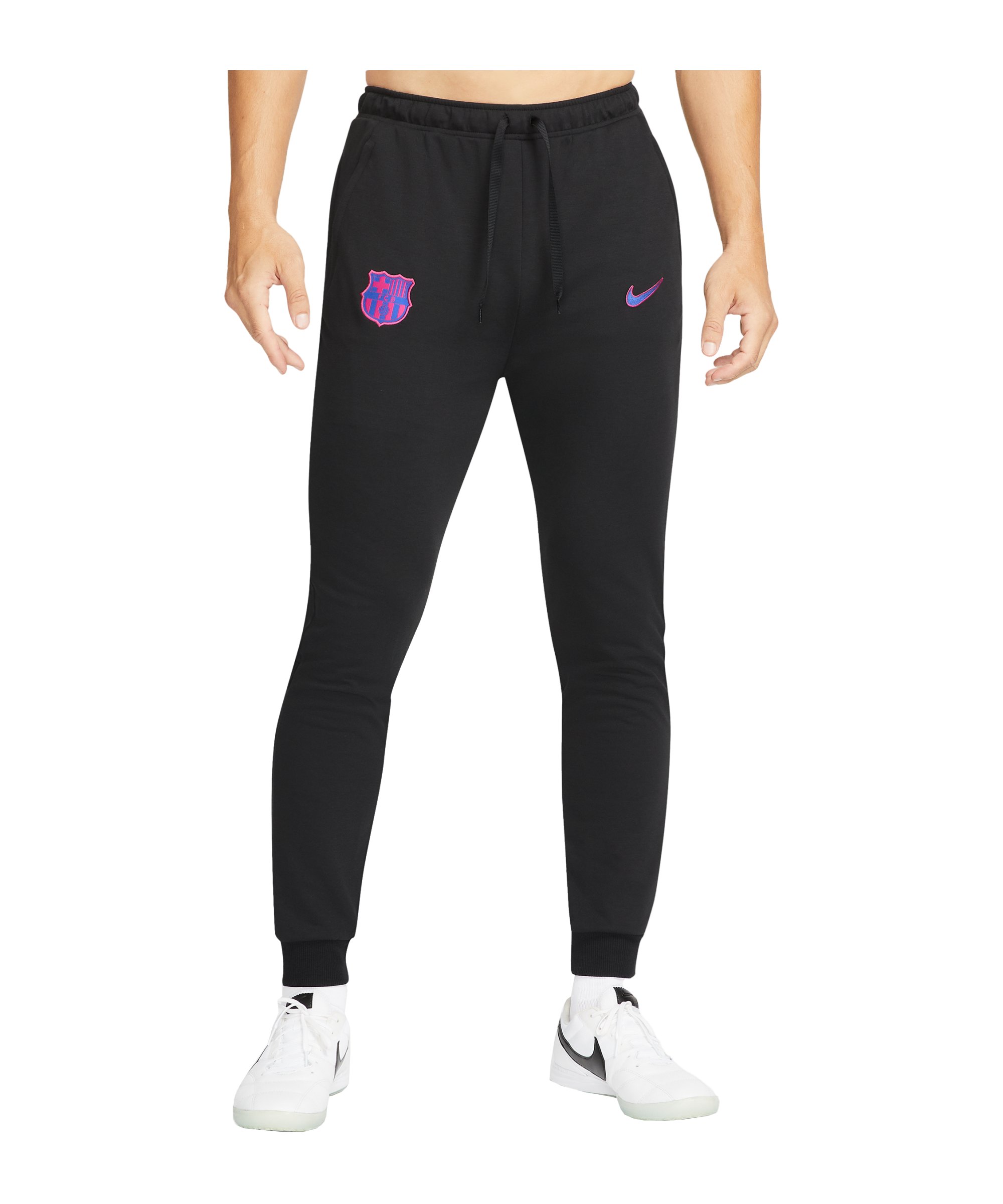 Nike FC Barcelona Fleece Travel Jogginghose Schwarz F014 - schwarz