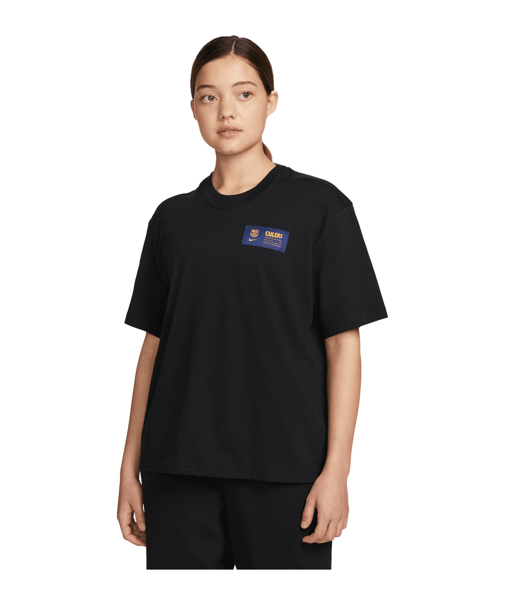 Nike FC Barcelona T-Shirt Damen Schwarz F010 - schwarz