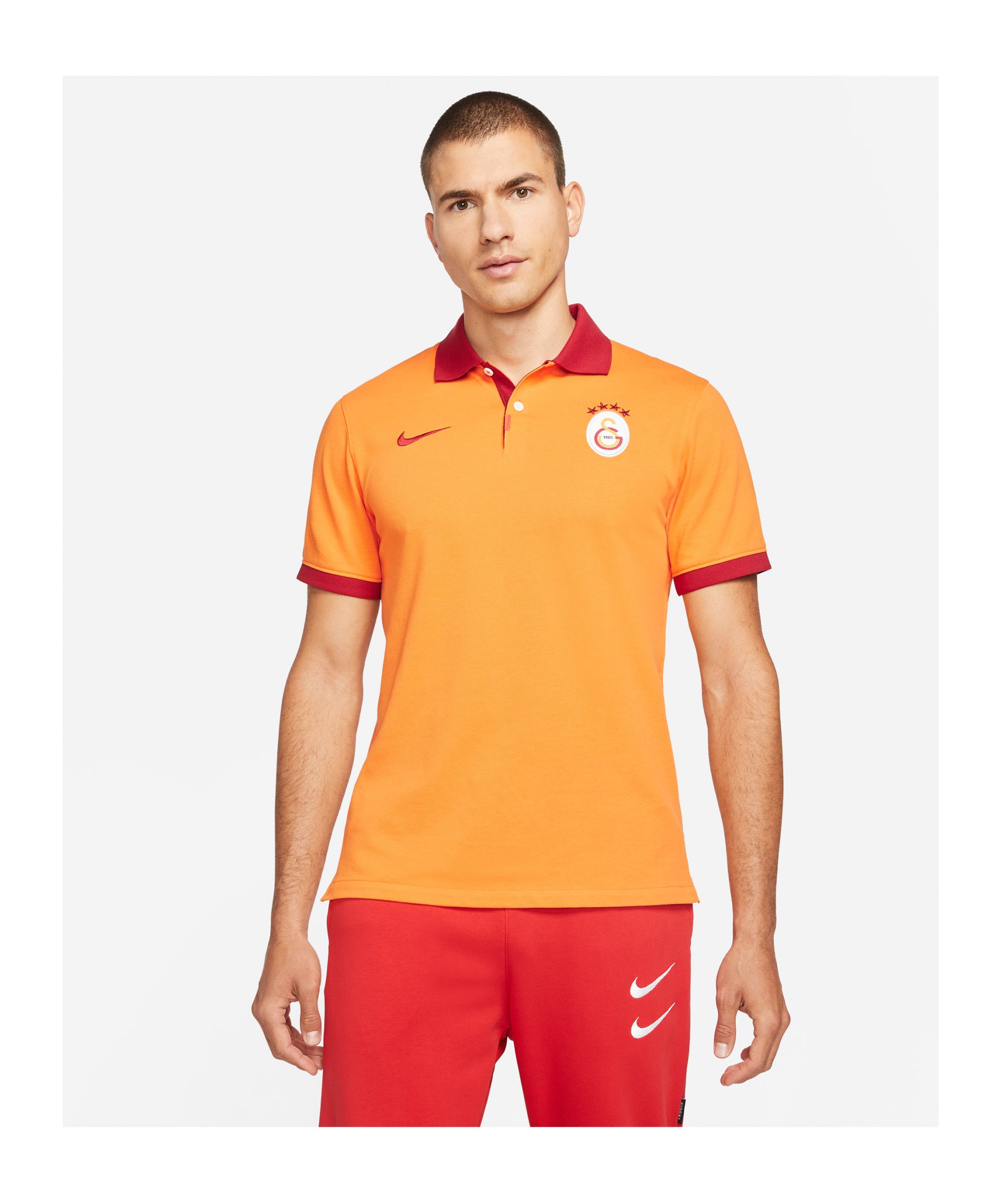 Nike Galatasaray Istanbul Poloshirt Orange F836 - orange