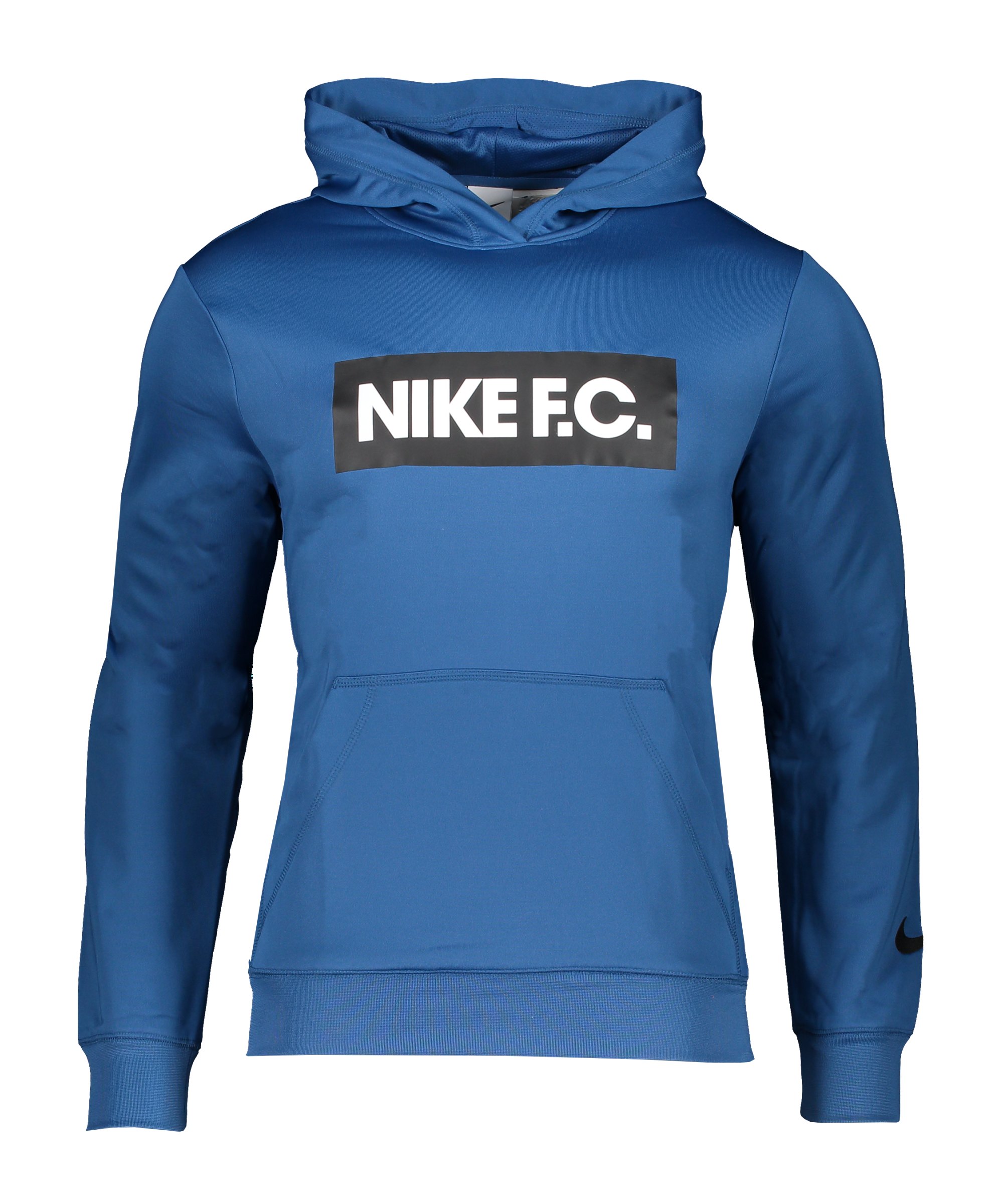 Nike F.C. Hoody Kids Blau Weiss Schwarz F407 - blau