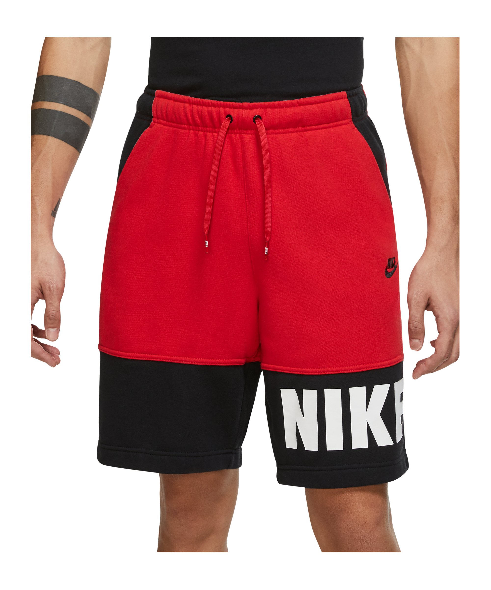 Nike Essentials+ French Terry Shorts Rot F657 - rot
