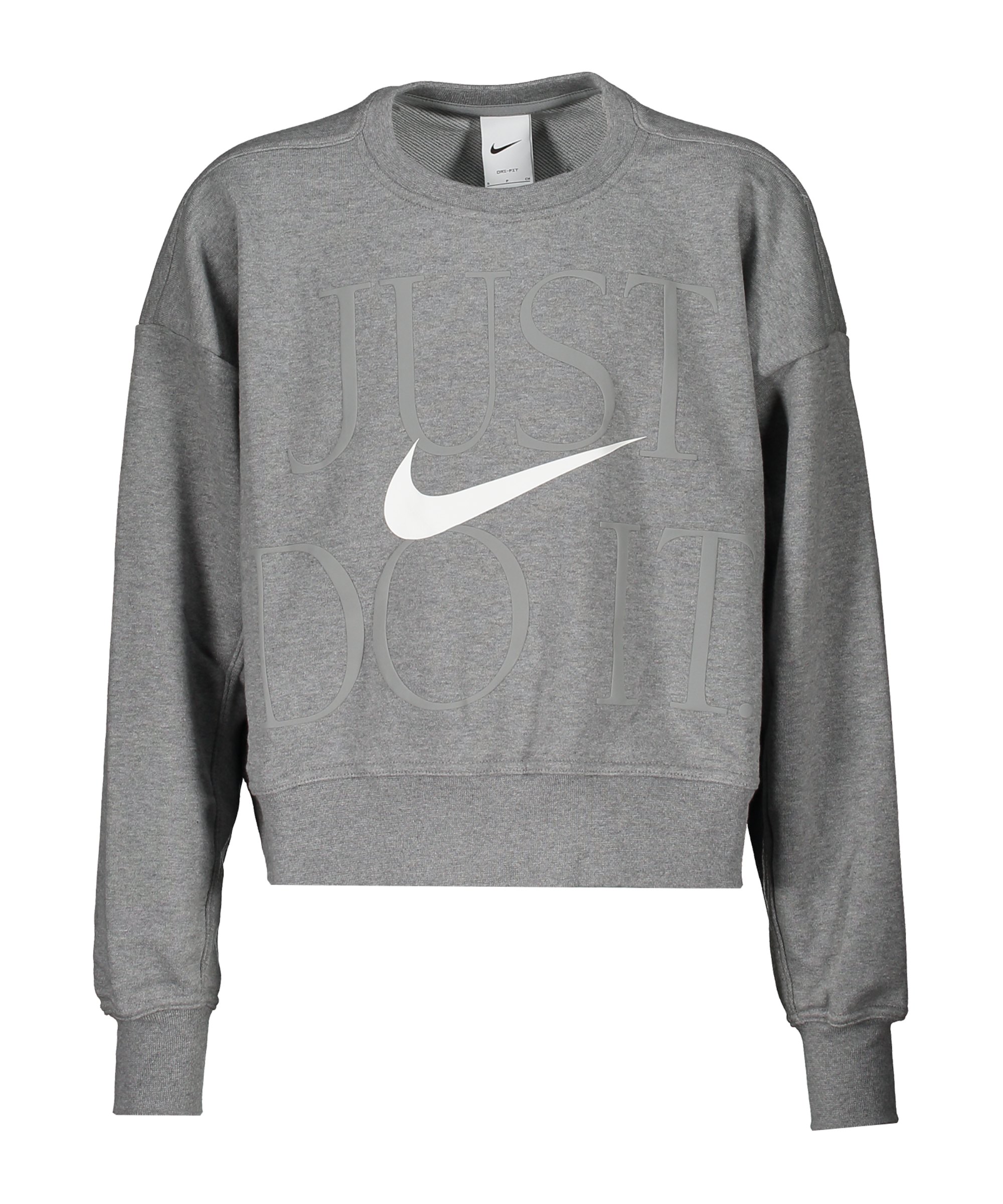 Nike Get Fit Sweatshirt Training Damen Grau F091 - grau