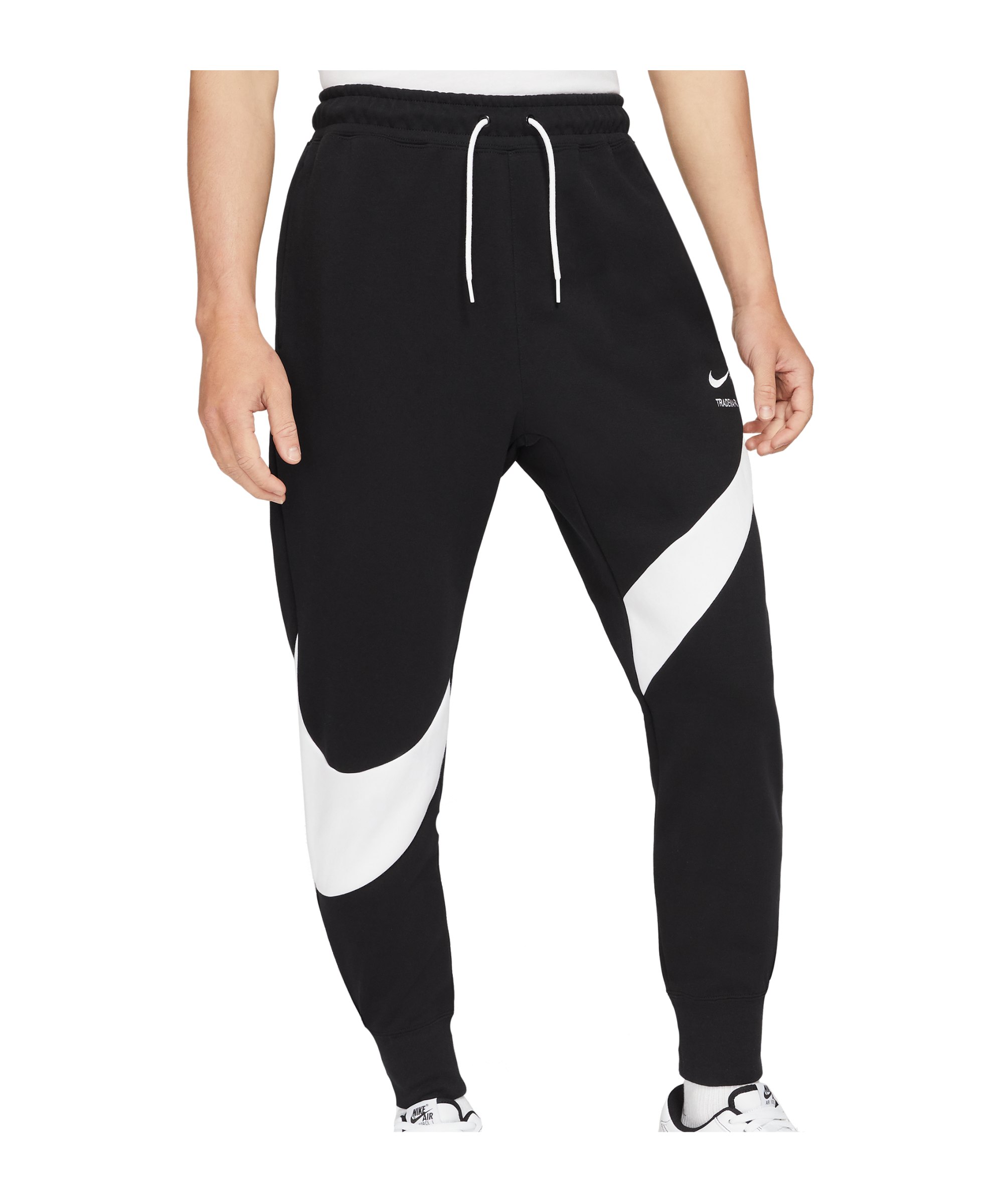 Nike Swoosh Tech Fleece Jogginghose Schwarz F010 - schwarz