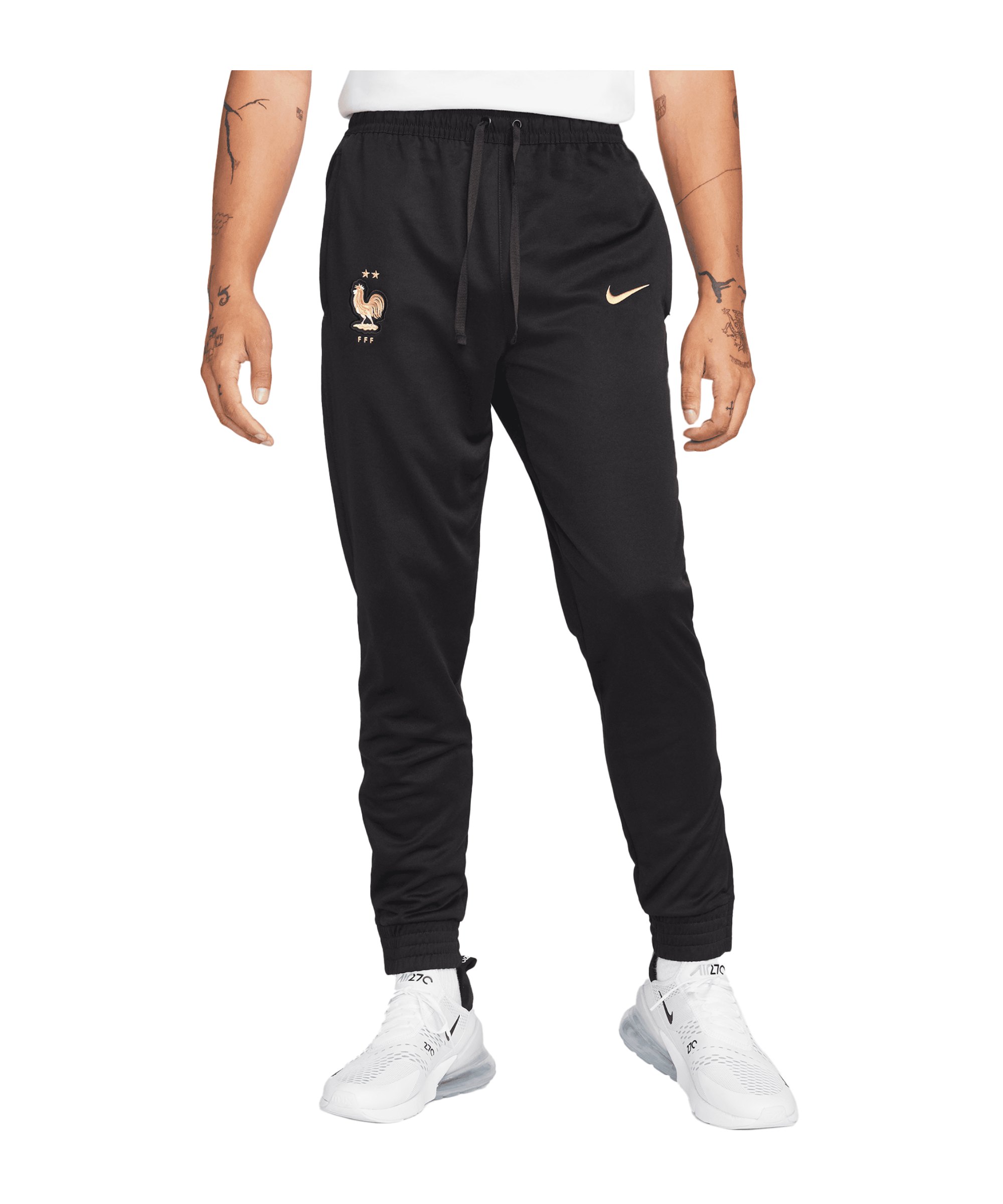 Nike Frankreich Knit Jogginghose Schwarz F010 - schwarz