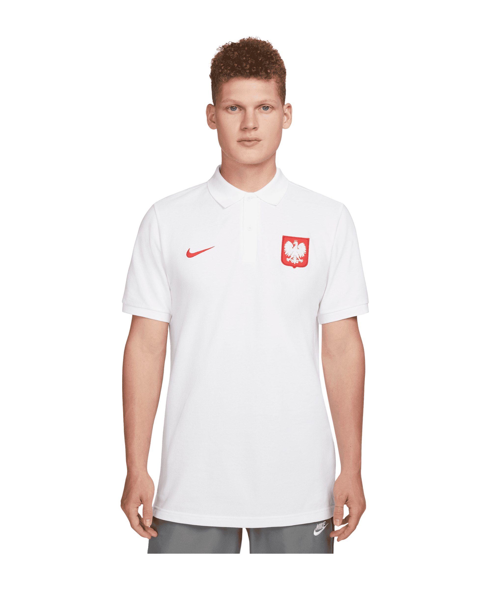Nike Polen Poloshirt Weiss F100 - weiss