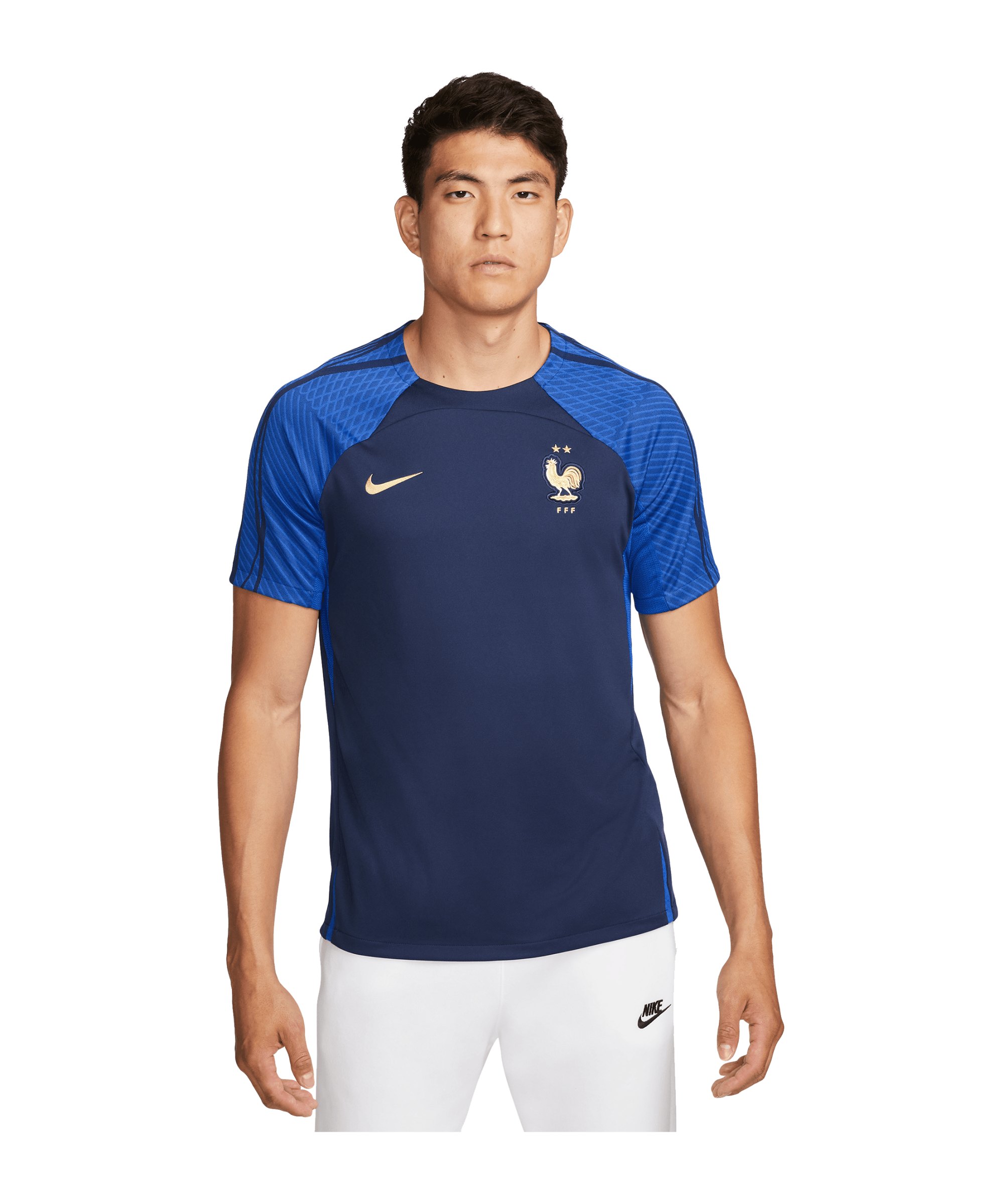 Nike Frankreich Strike Trainingsshirt Blau F410 - blau
