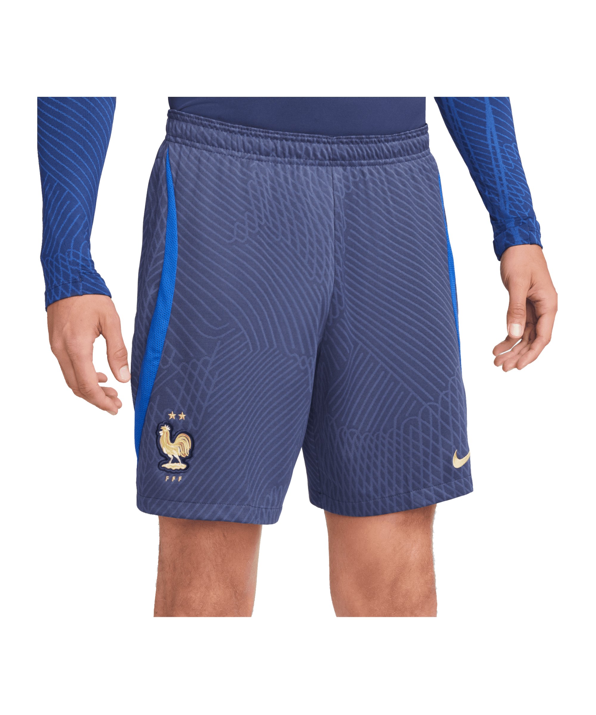 Nike Frankreich Strike Short Blau F412 - blau