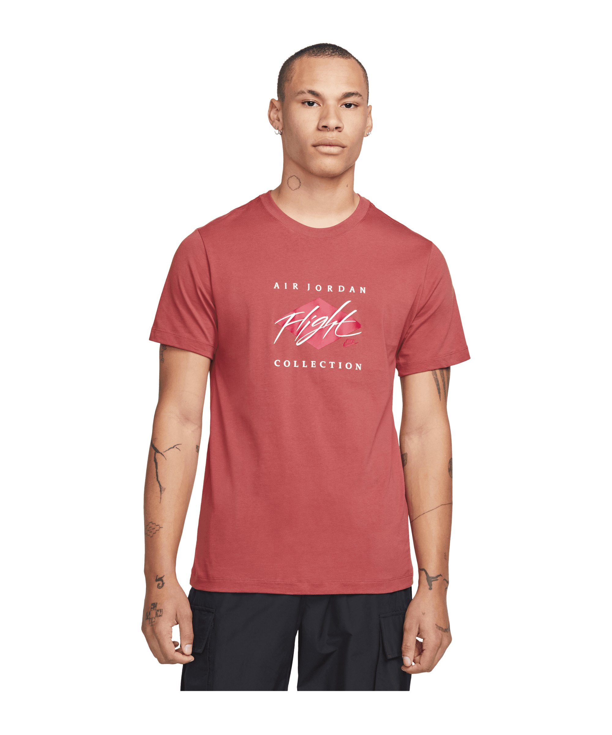 Jordan Flight T-Shirt Rot Weiss F691 - rot
