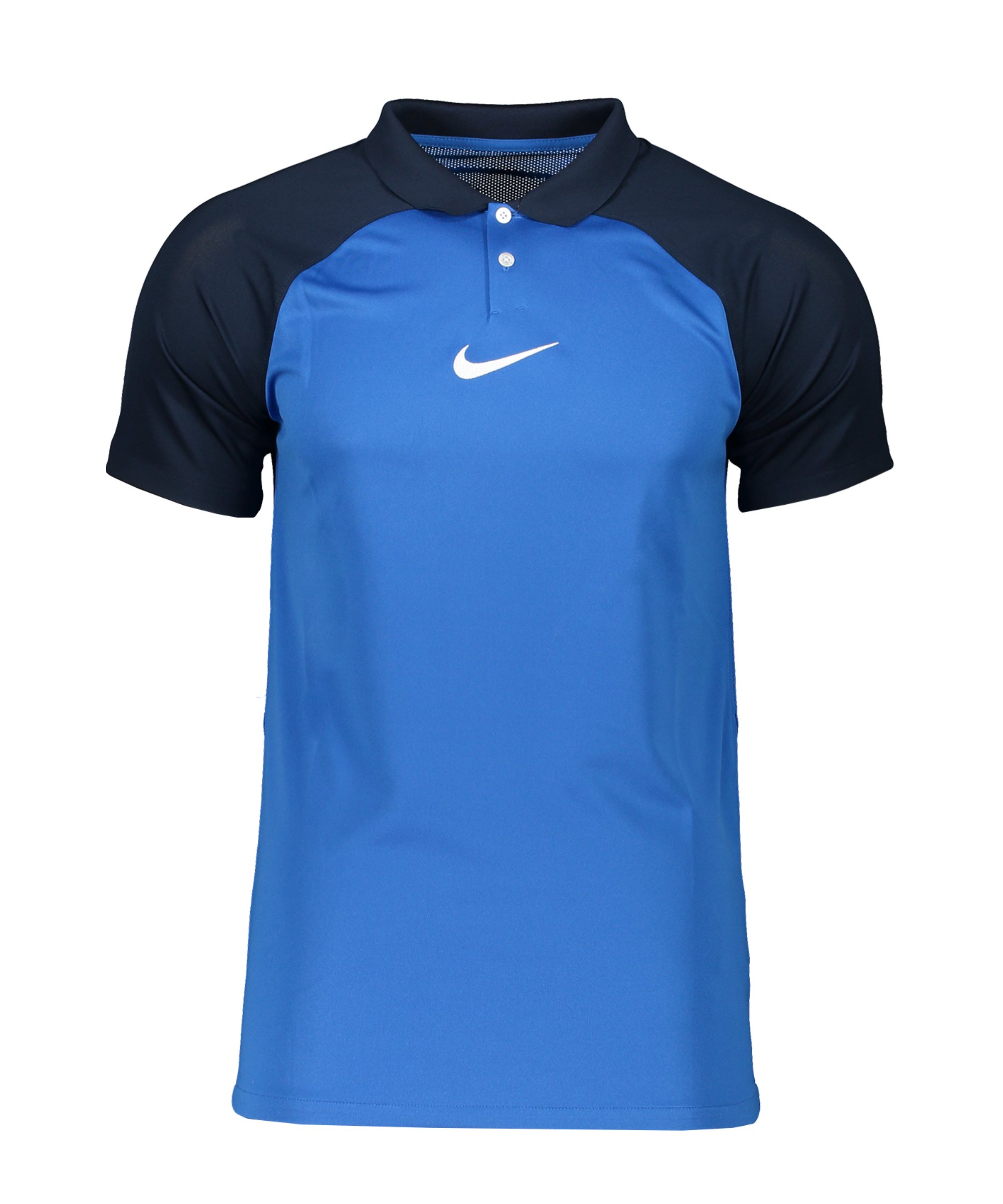 Nike Academy Pro Poloshirt Blau Weiss F463 - blau