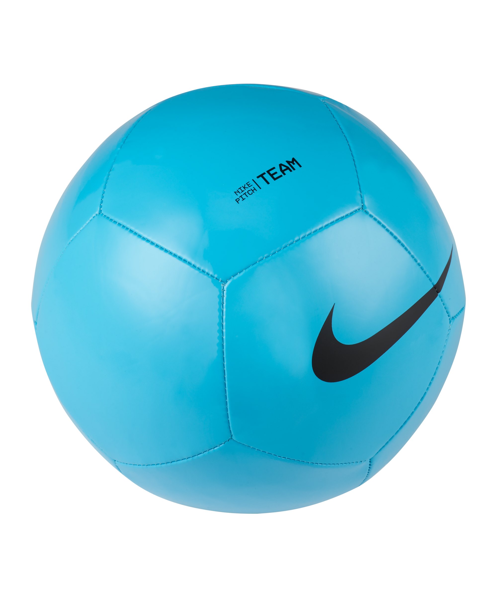 Nike Pitch Team Trainingsball Blau Schwarz F410 - blau