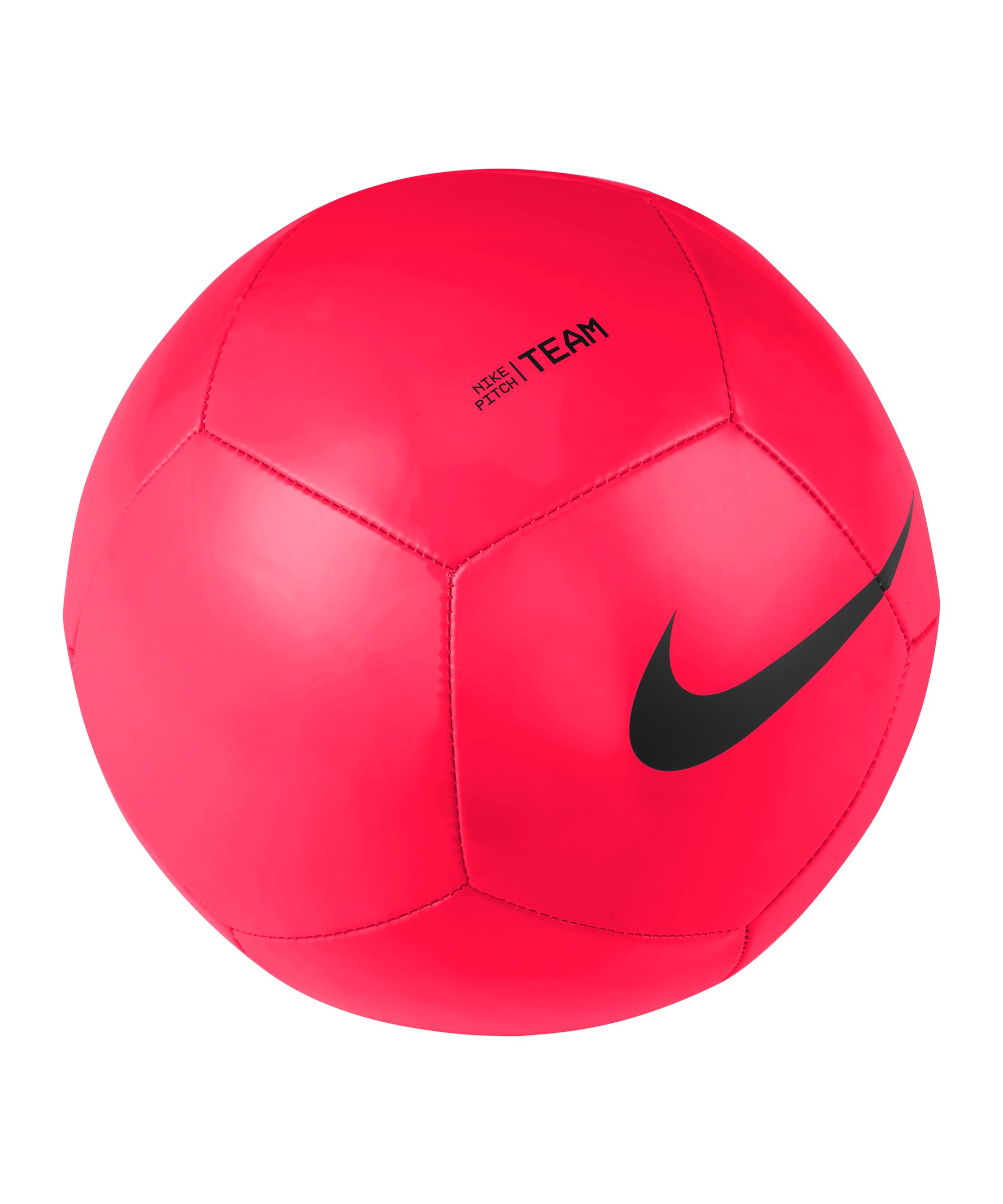 Nike Pitch Team Trainingsball Rot Schwarz F635 - rot