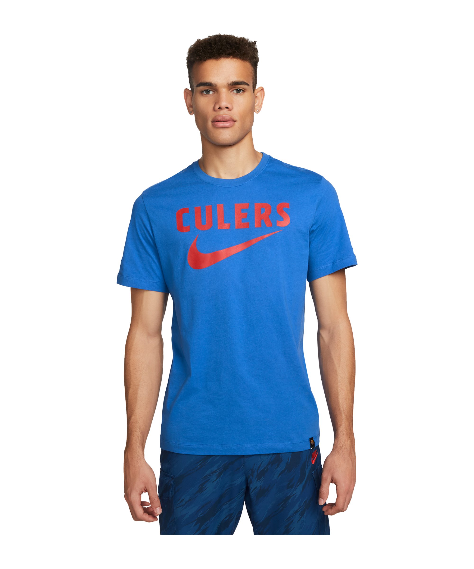 Nike FC Barcelona Swoosh T-Shirt Blau F403 - blau