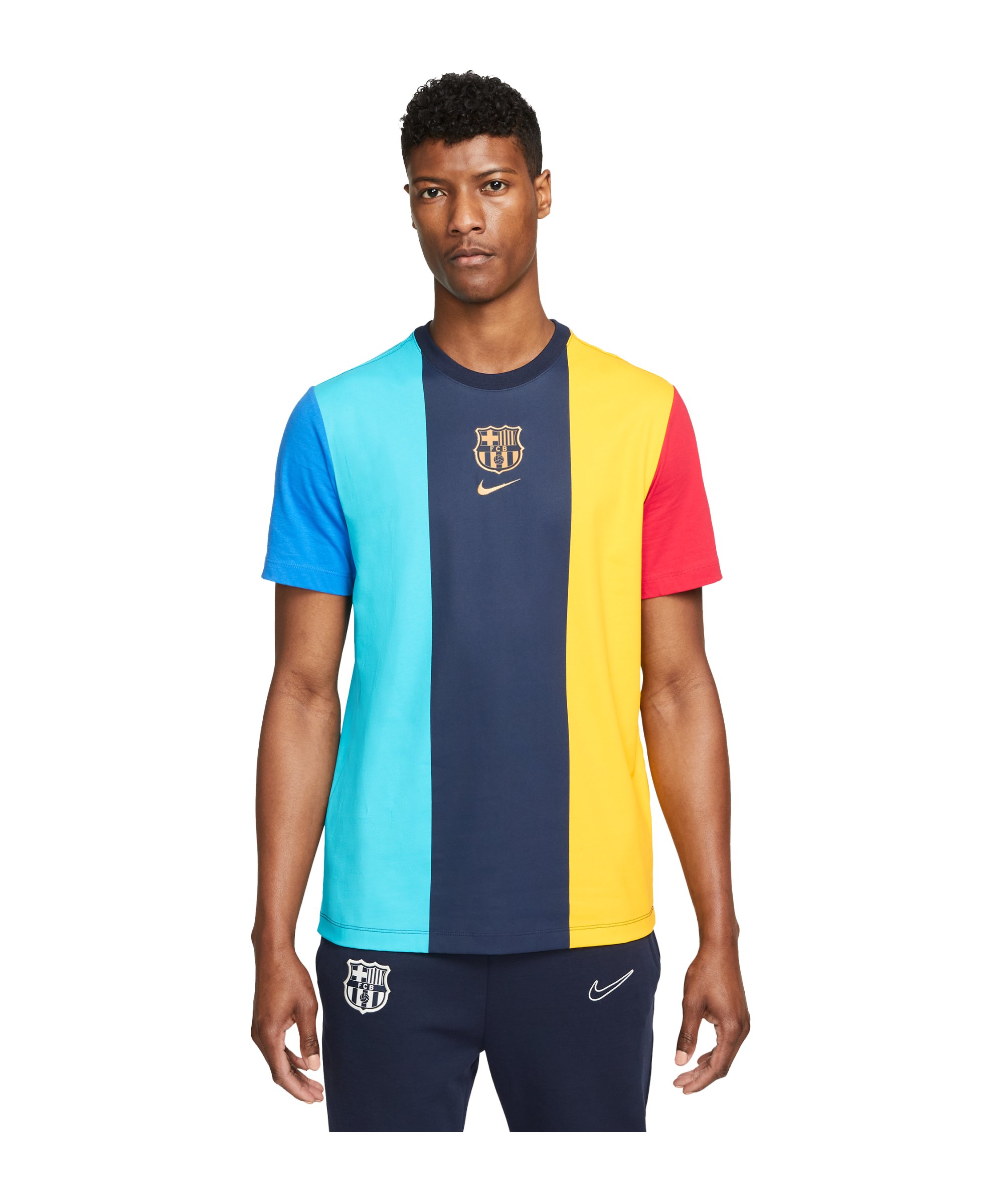 Nike FC Barcelona Voice T-Shirt Blau F451 - blau