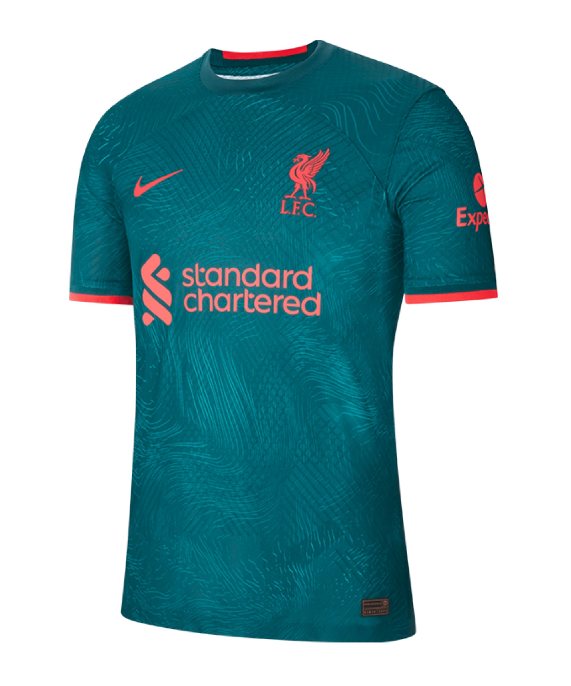 Nike FC Liverpool Auth. Trikot UCL 2022/2023 Grün F377 - gruen