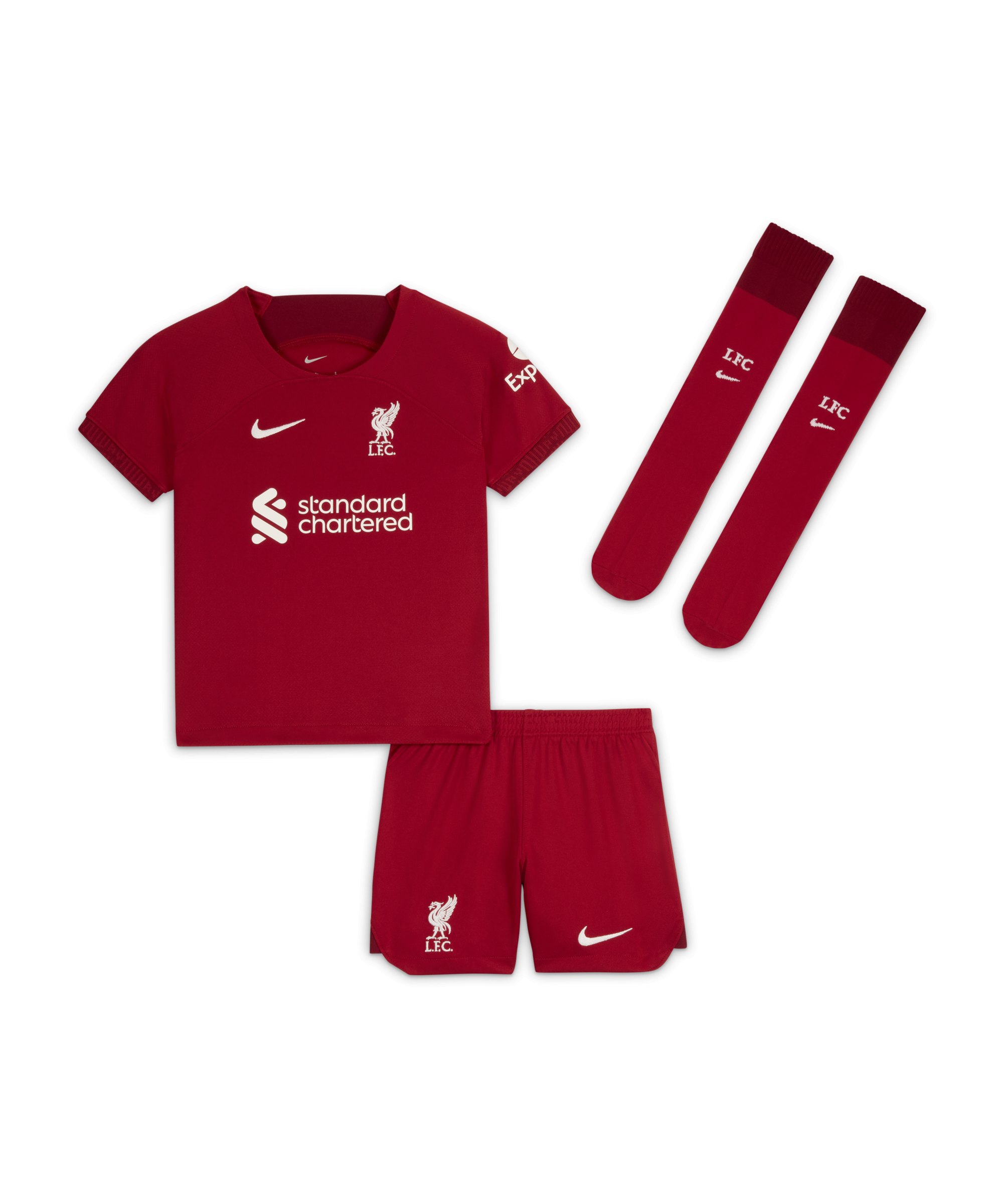 Nike FC Liverpool Minikit Home 2022/2023 Rot F609 - rot