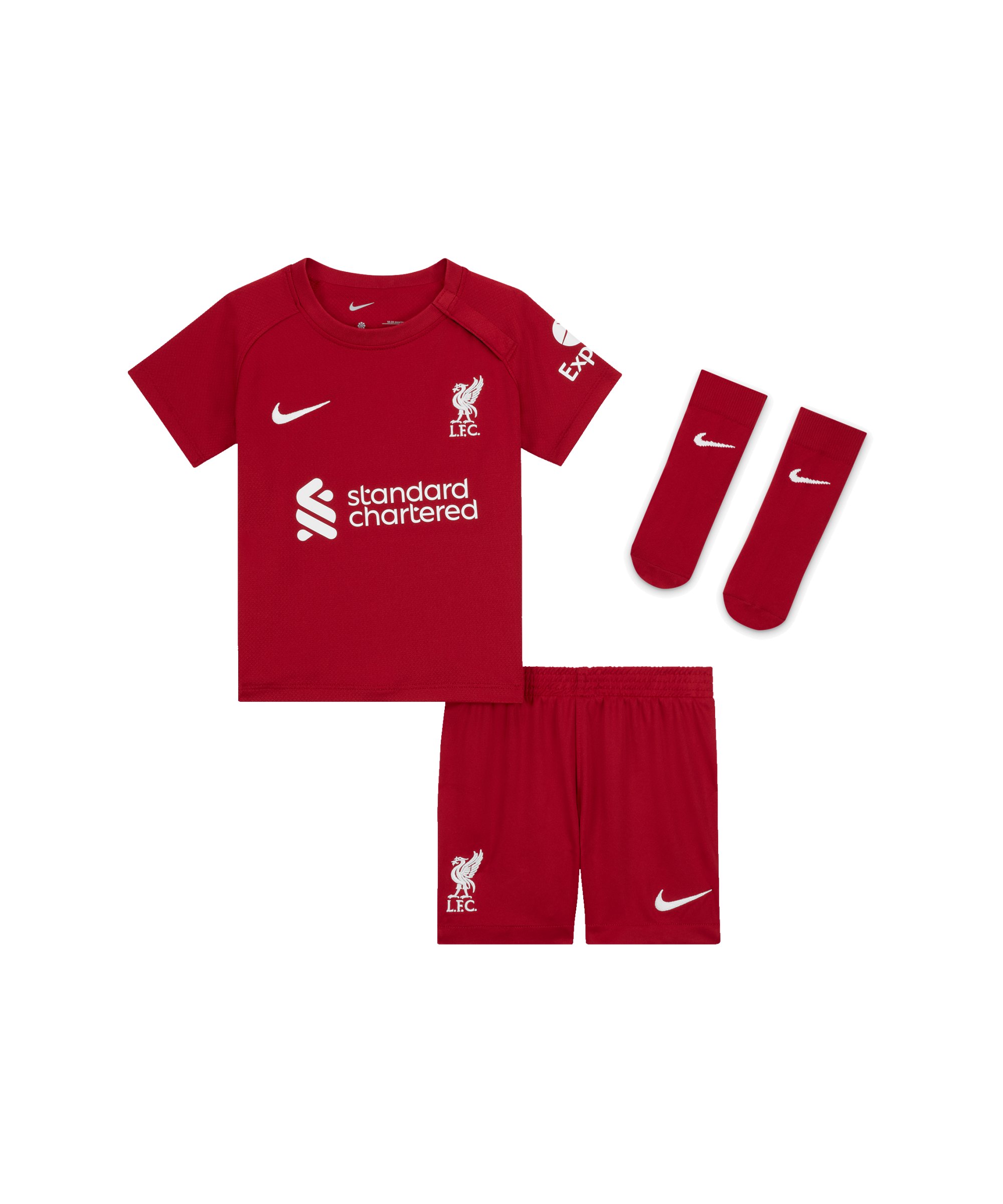 Nike FC Liverpool Babykit Home 2022/2023 Rot F609 - rot