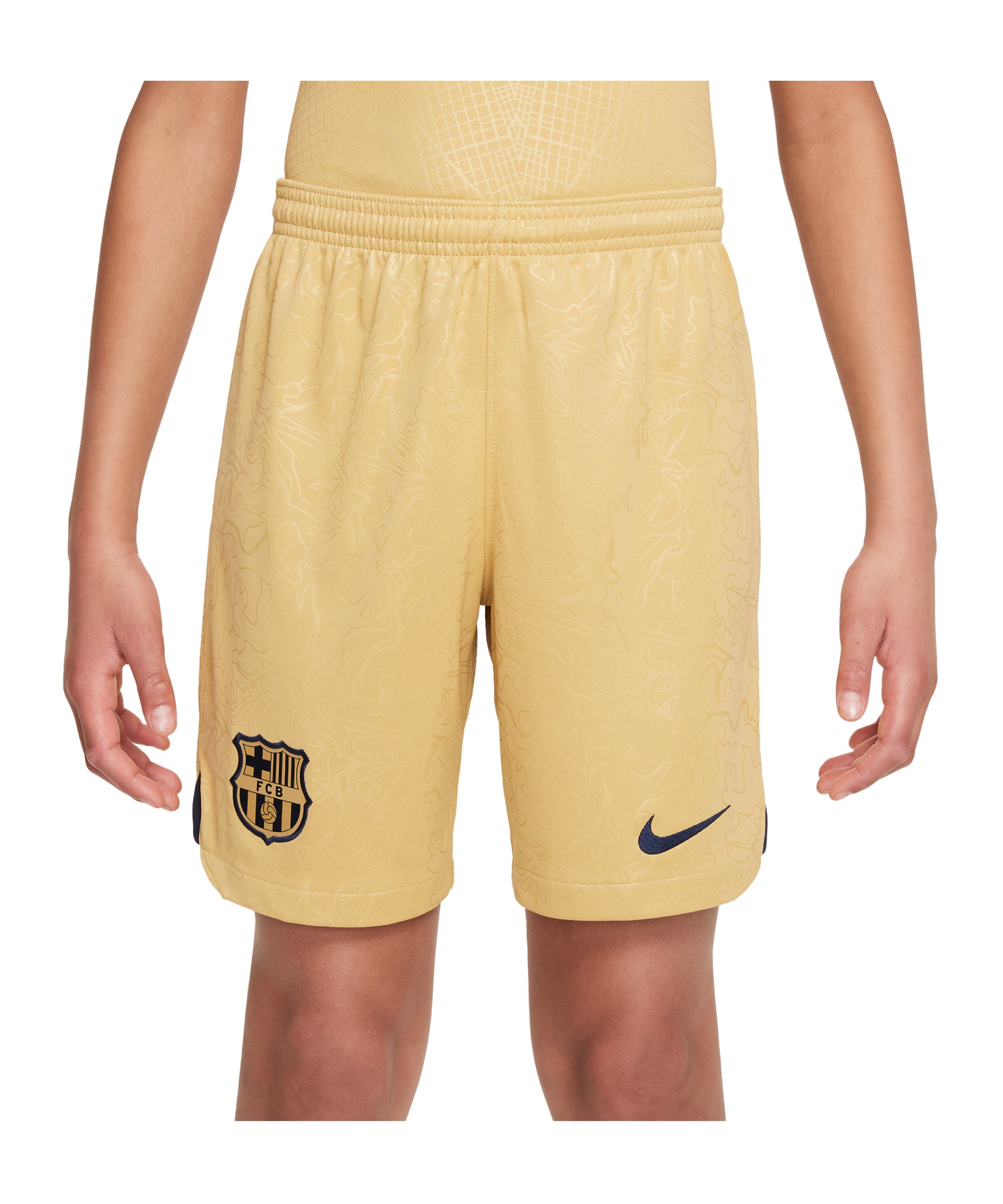 Nike FC Barcelona Short Away 2022/2023 Kids Gelb F714 - gold