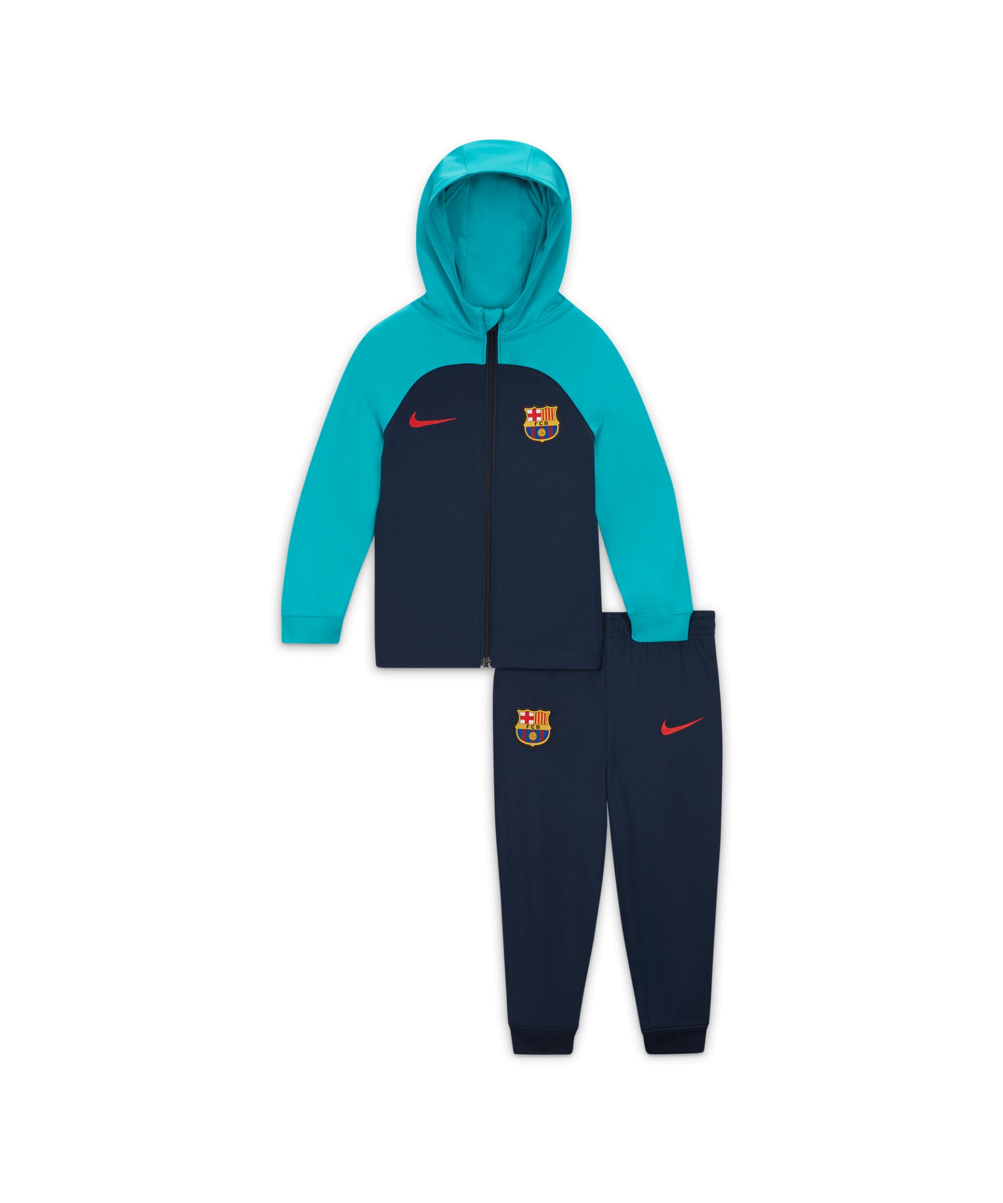 Nike FC Barcelona Baby Trainingsanzug Blau F451 - blau