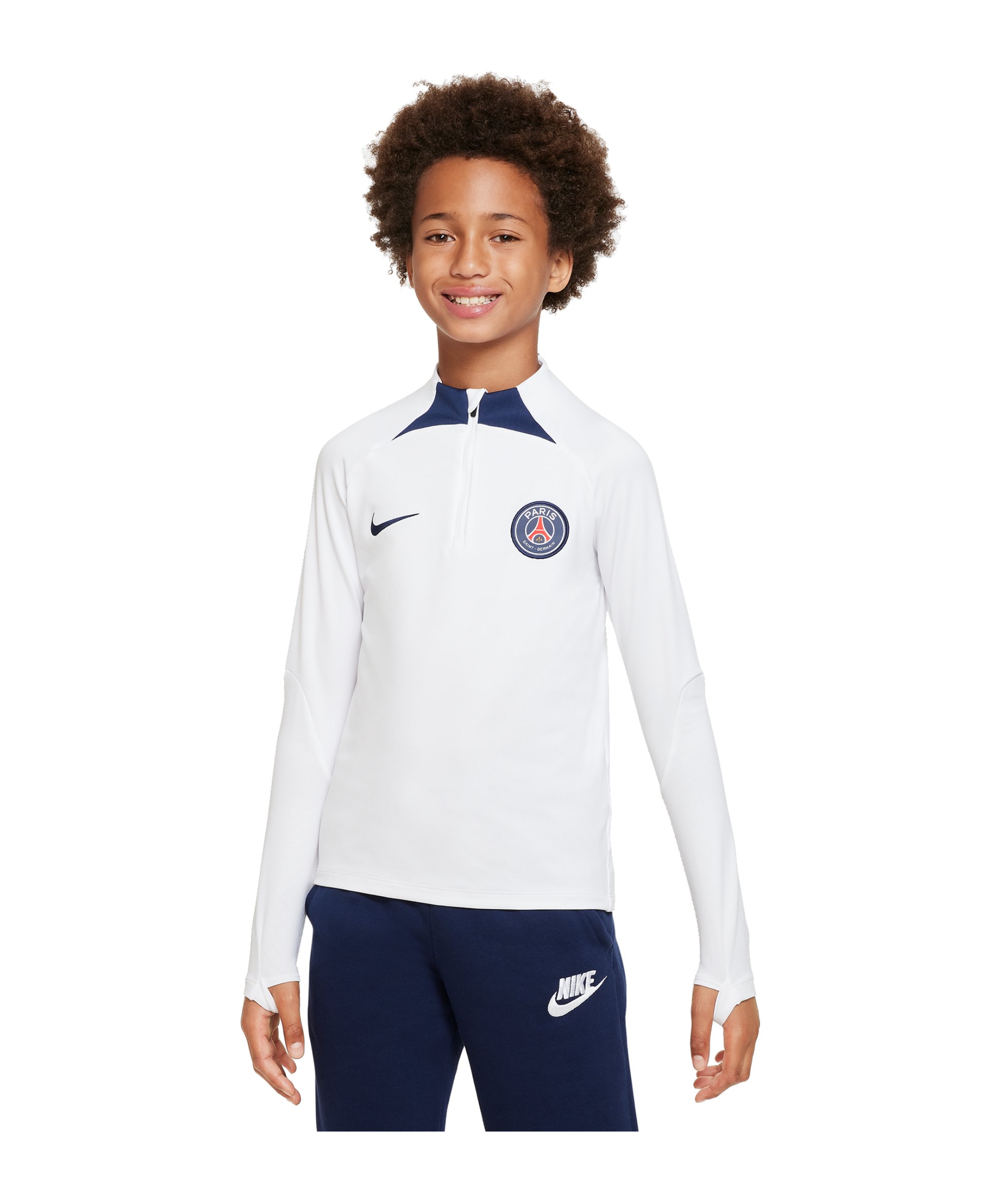 Nike Paris St. Germain Drill Top Kids Weiss F101 - weiss