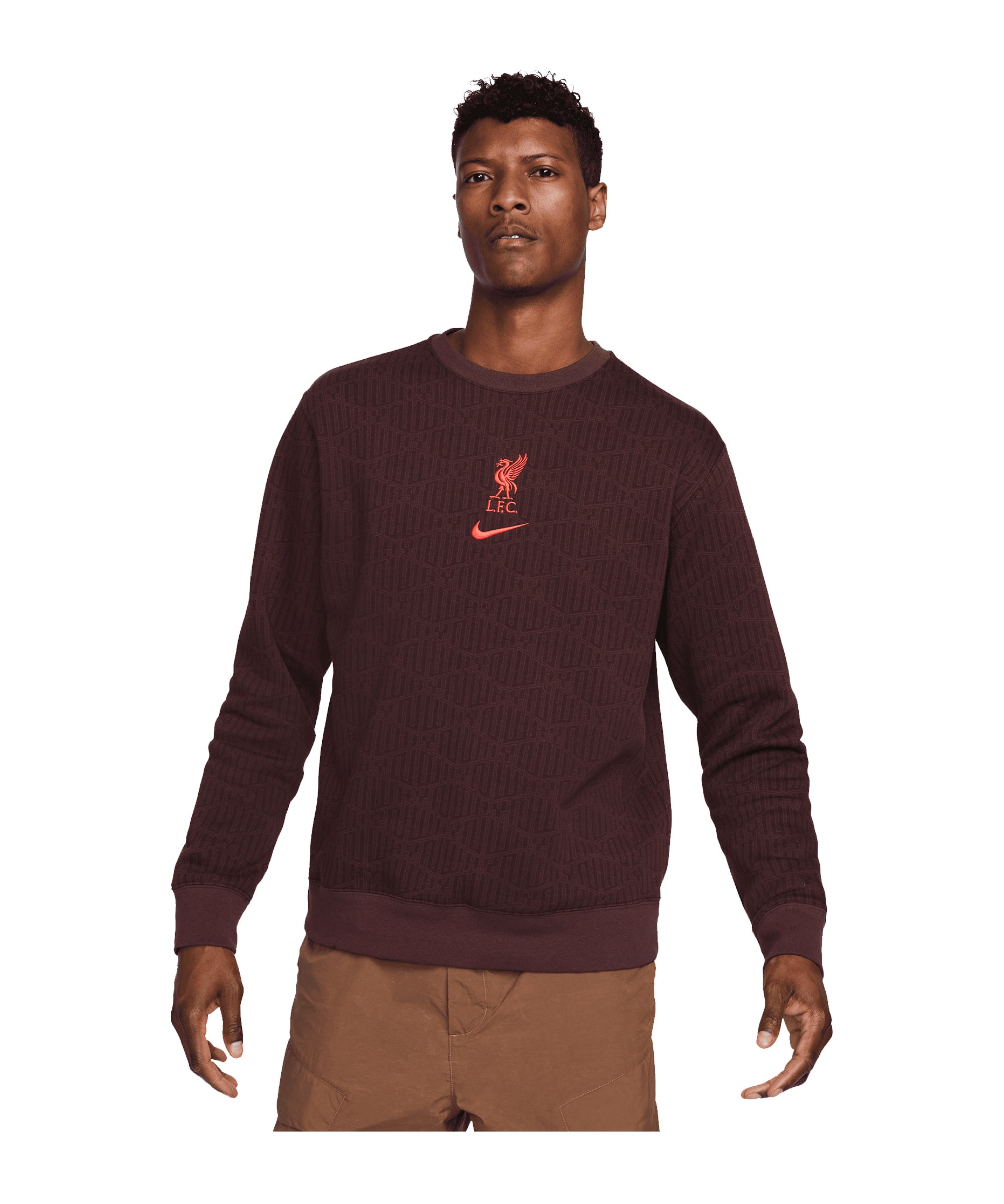 Nike FC Liverpool Fleece Sweatshirt Rot F652 - rot