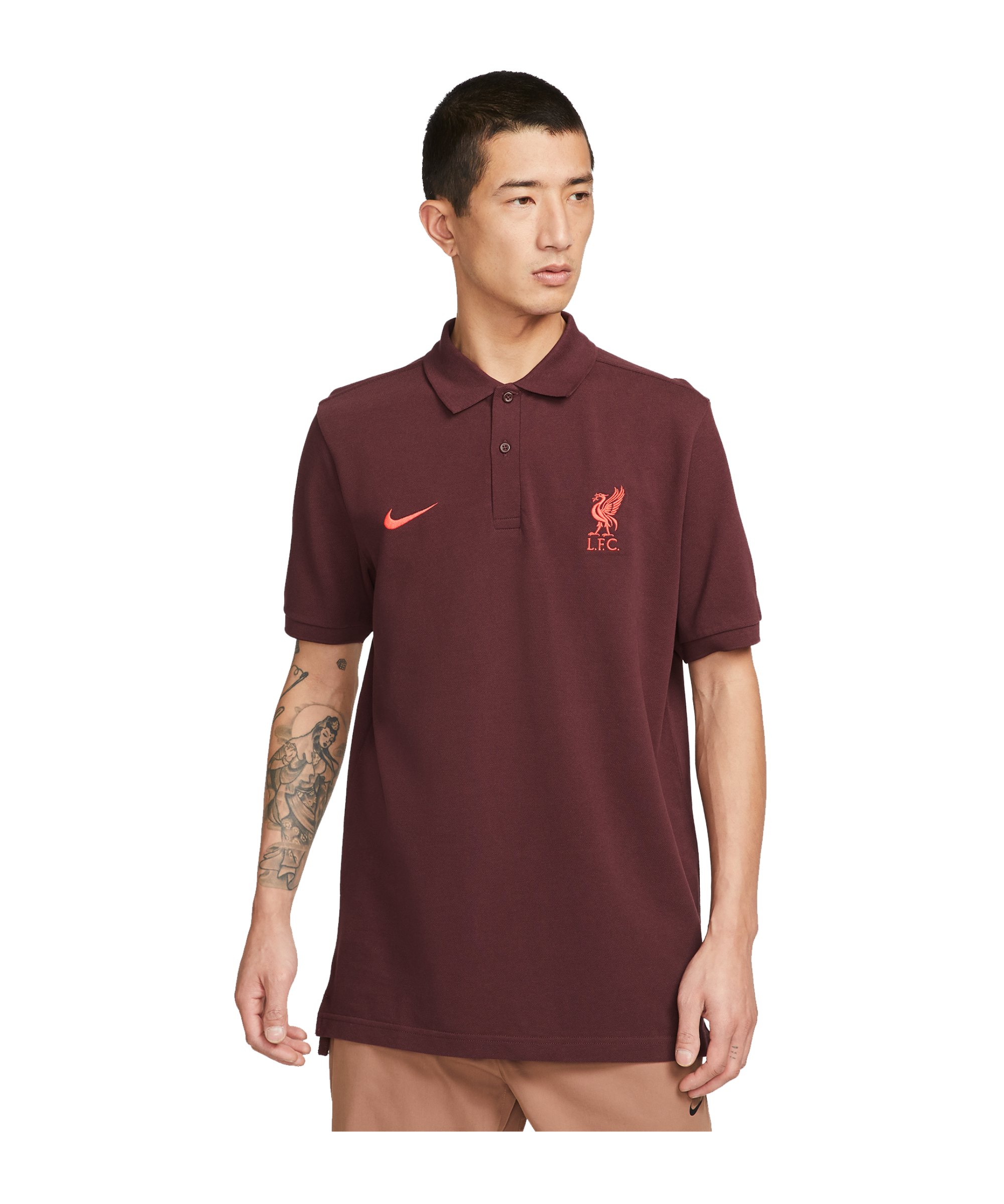 Nike FC Liverpool Poloshirt Rot F652 - rot