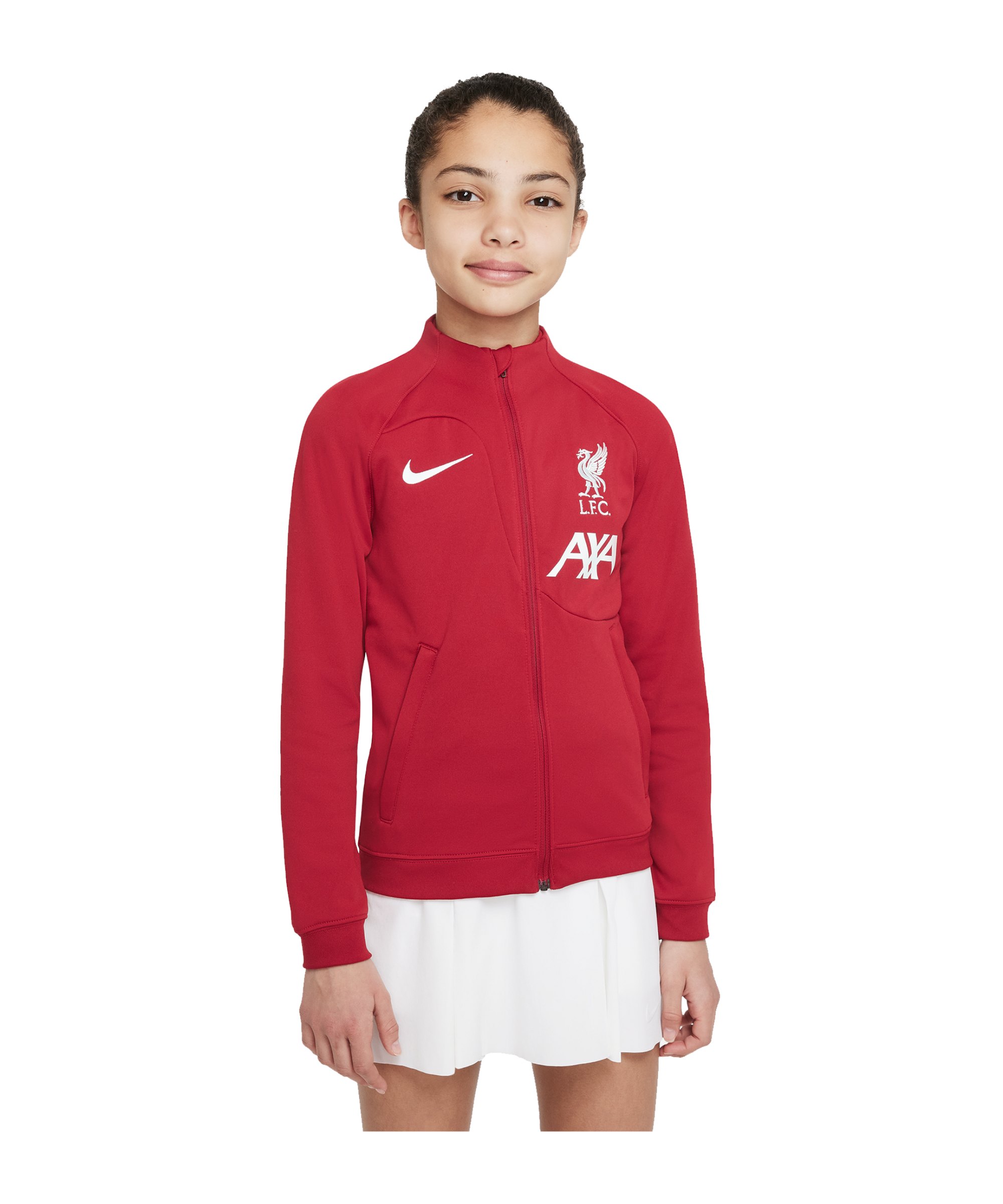 Nike FC Liverpool Anthem Jacke Kids Rot F608 - rot