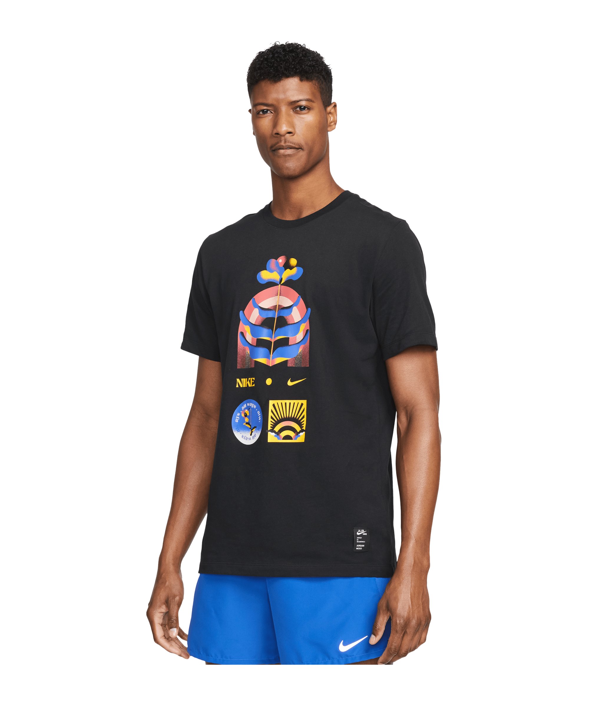 Nike A.I.R T-Shirt Schwarz F010 - schwarz