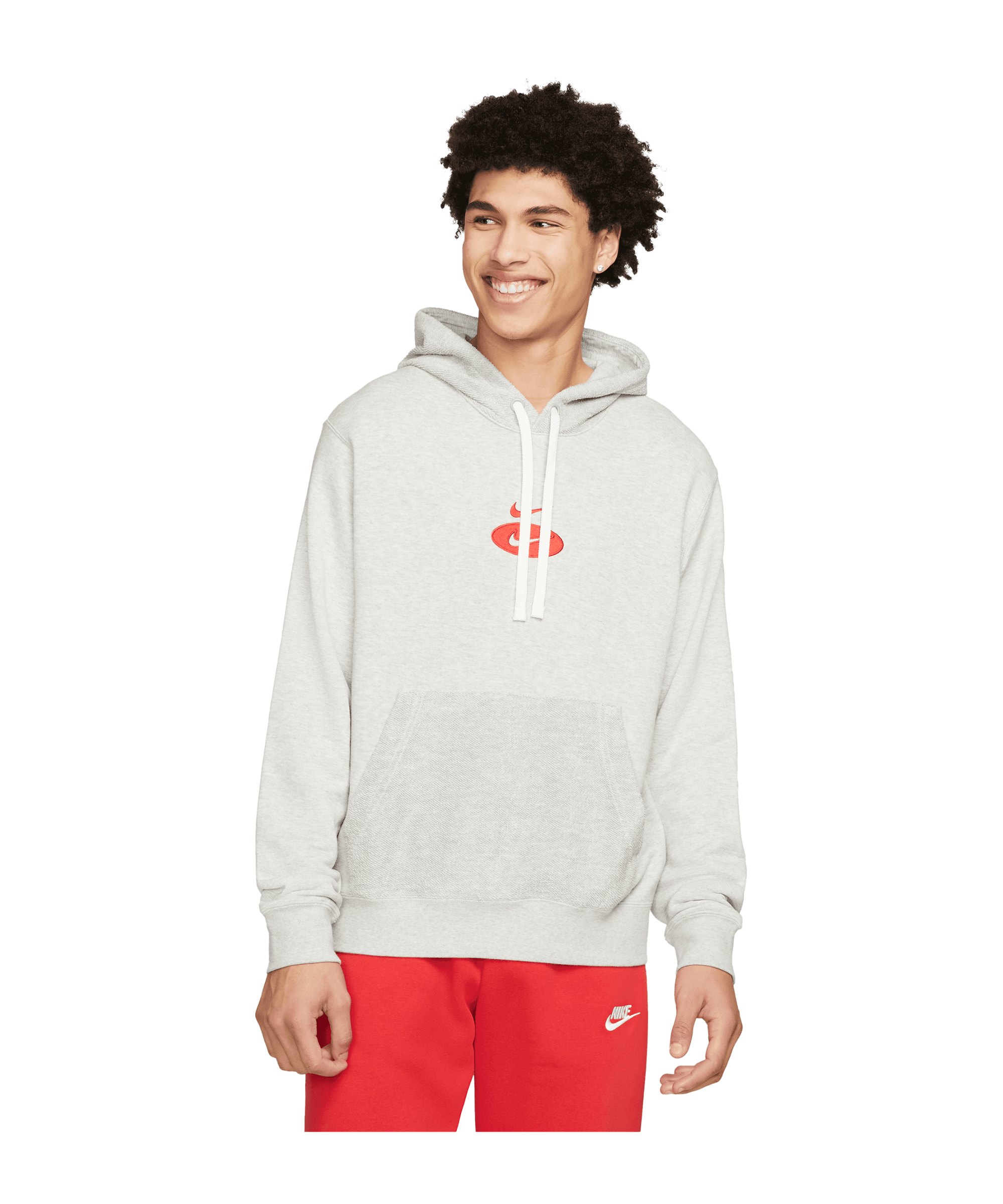 Nike Sportswear Swoosh Hoody Grau F050 - grau