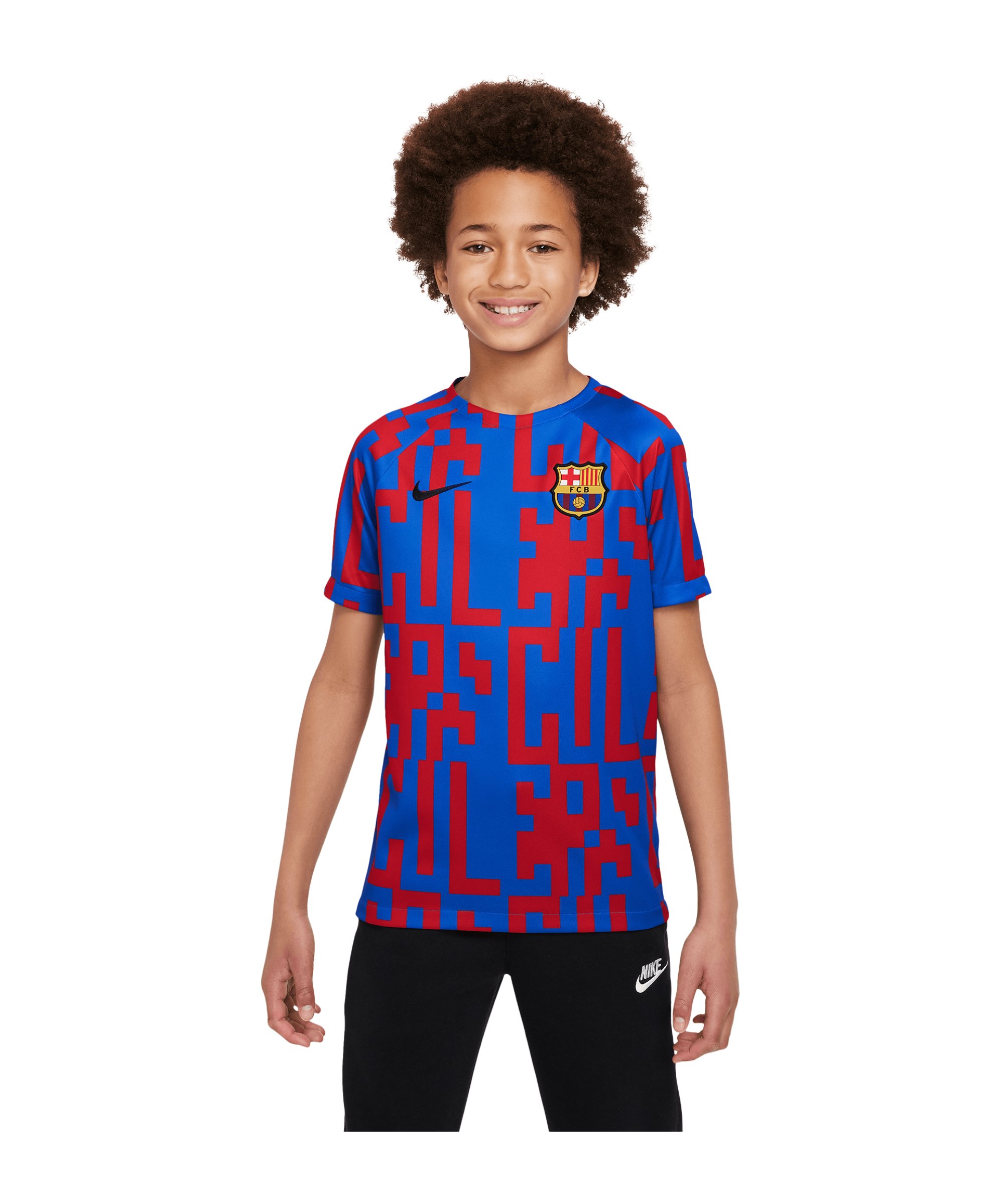 Nike FC Barcelona Prematch Shirt 2022/2023 Kids F404 - blau