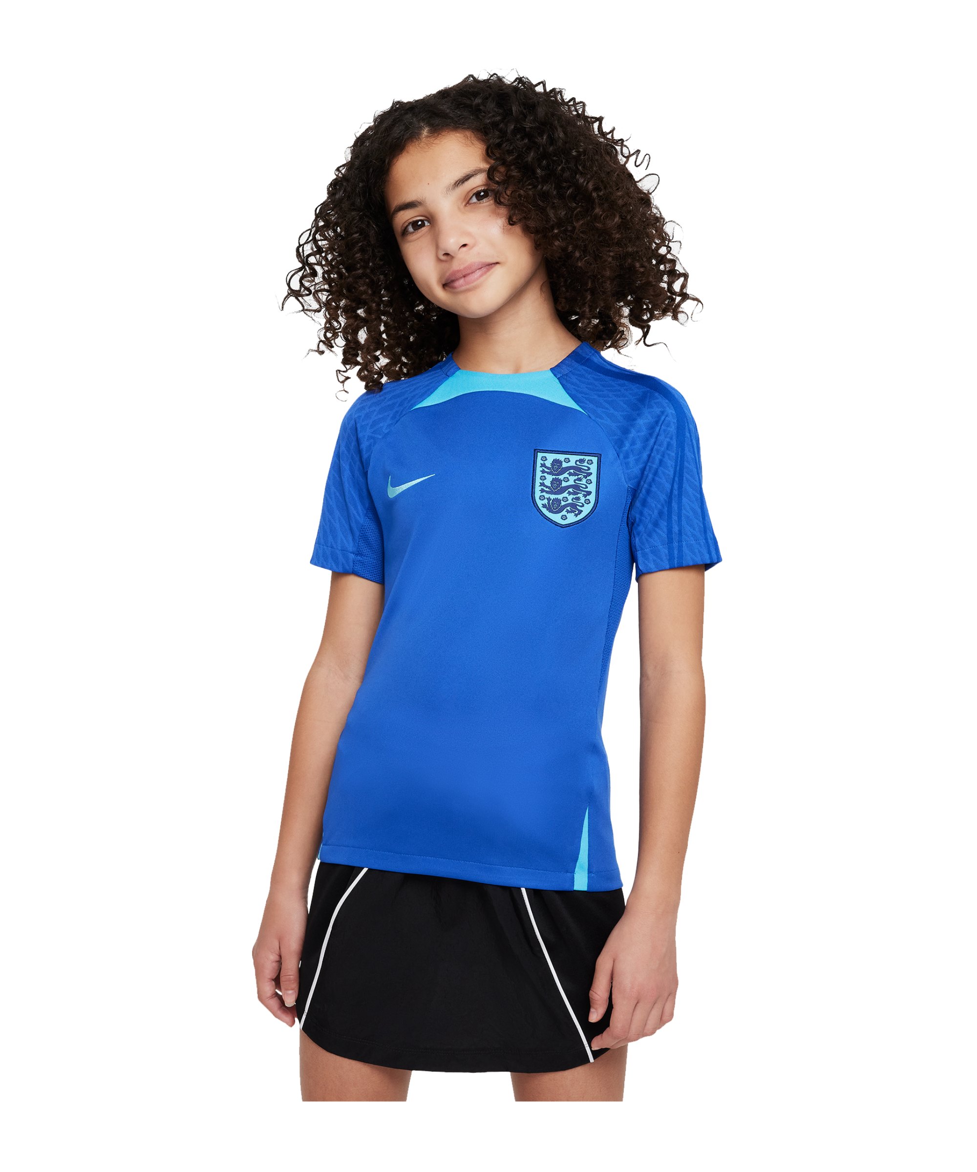 Nike England Strike Trainingsshirt Kids Blau F480 - blau