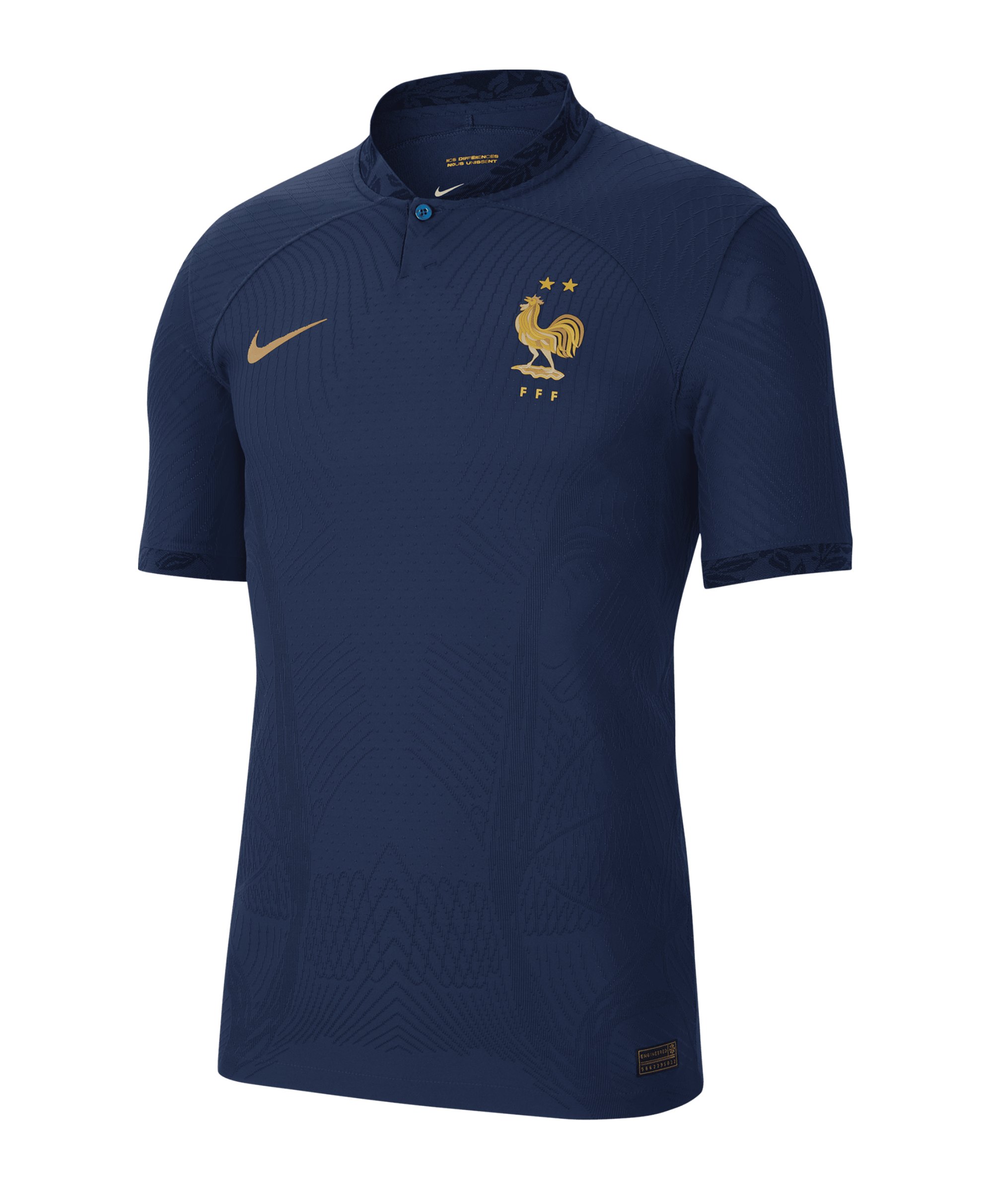 Nike Frankreich Auth. Trikot Home WM 2022 Blau F410 - blau