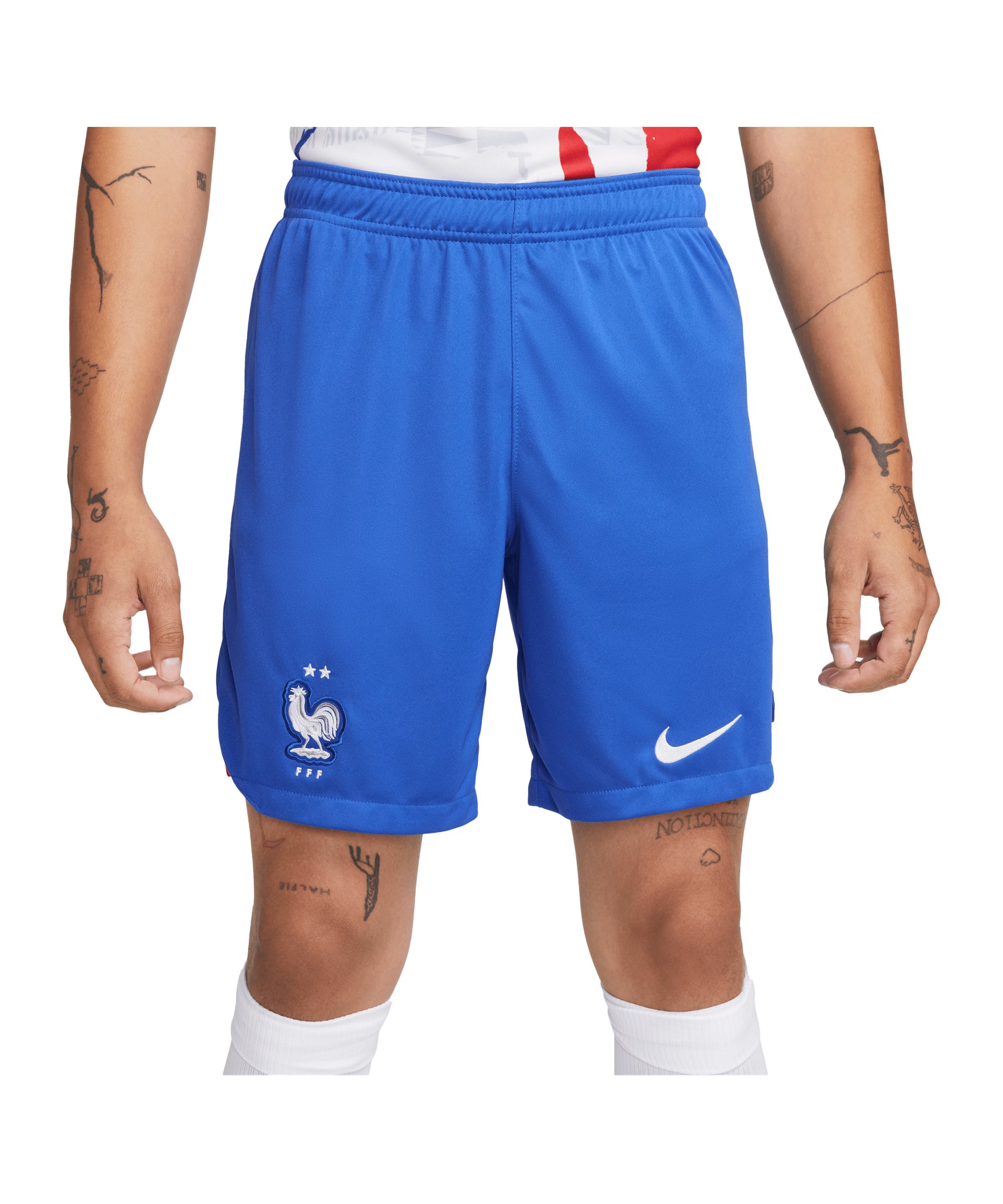 Nike Frankreich Short Away WM 2022 Blau Weiss F480 - blau