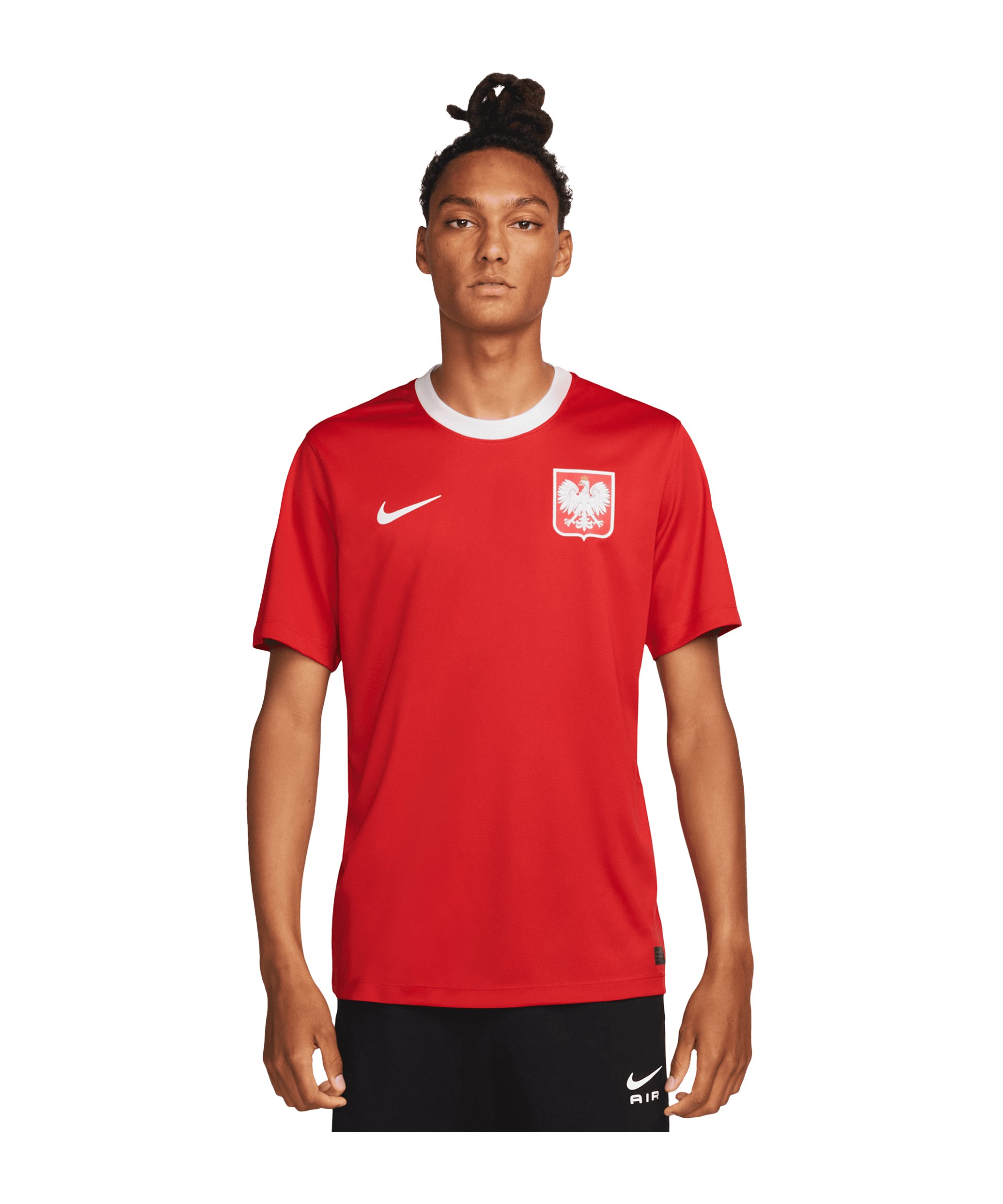 Nike Polen Trainingsshirt Rot Weiss F611 - rot