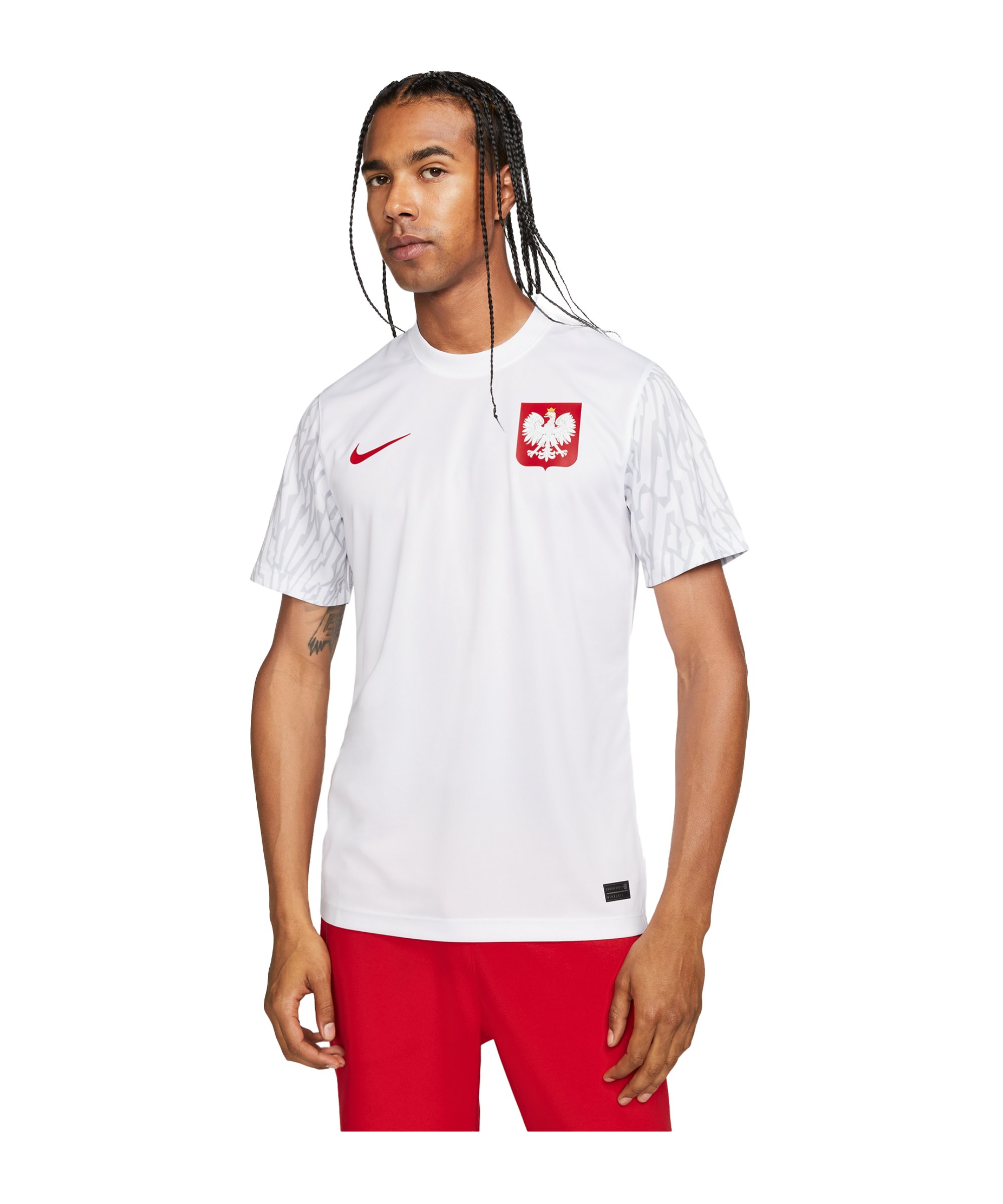 Nike Polen Trainingsshirt Weiss F100 - weiss