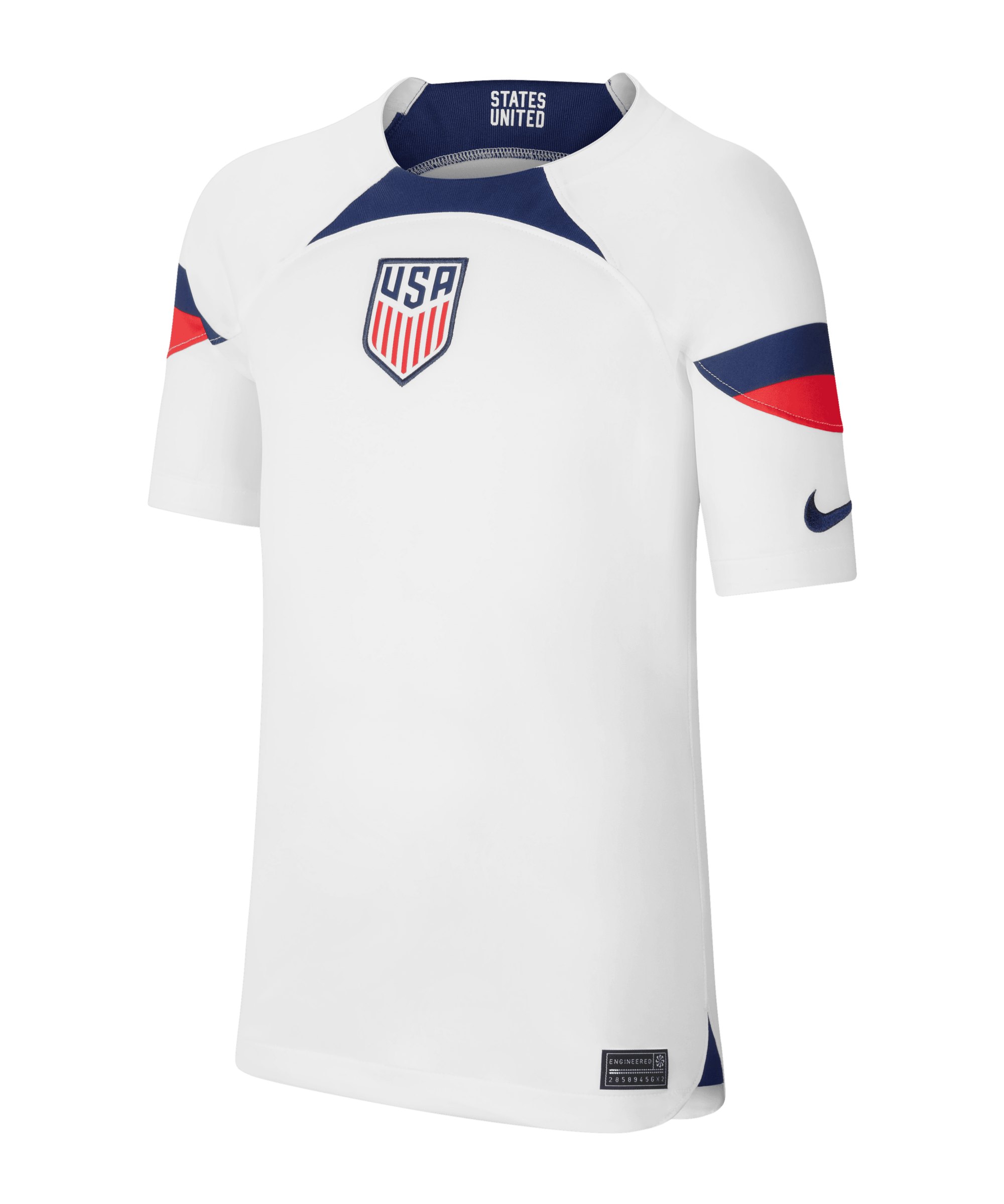 Nike USA Trikot Home WM 2022 Kids Weiss F101 - weiss
