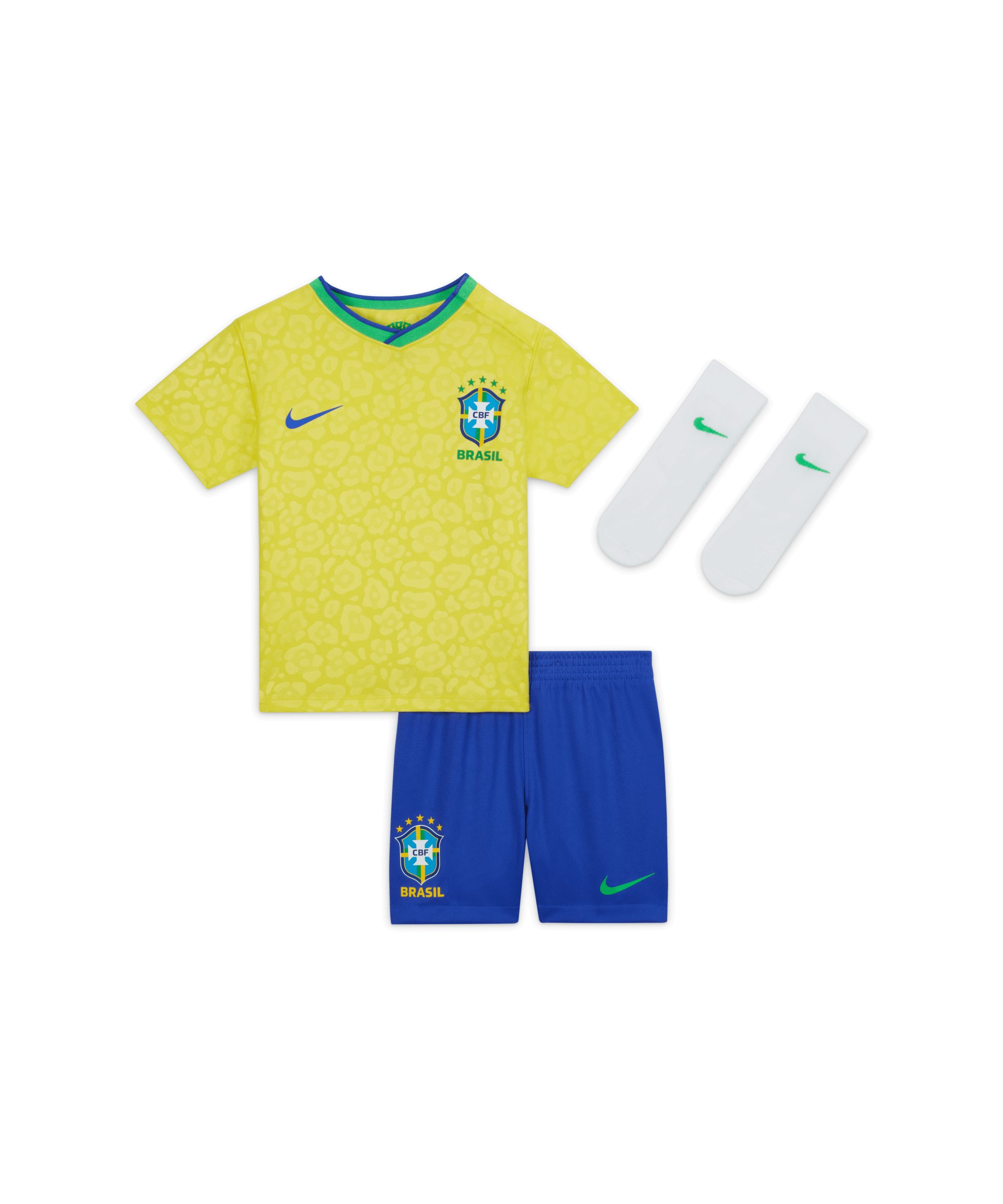 Nike Brasilien Babykit Home WM 2022 Gelb F740 - gelb