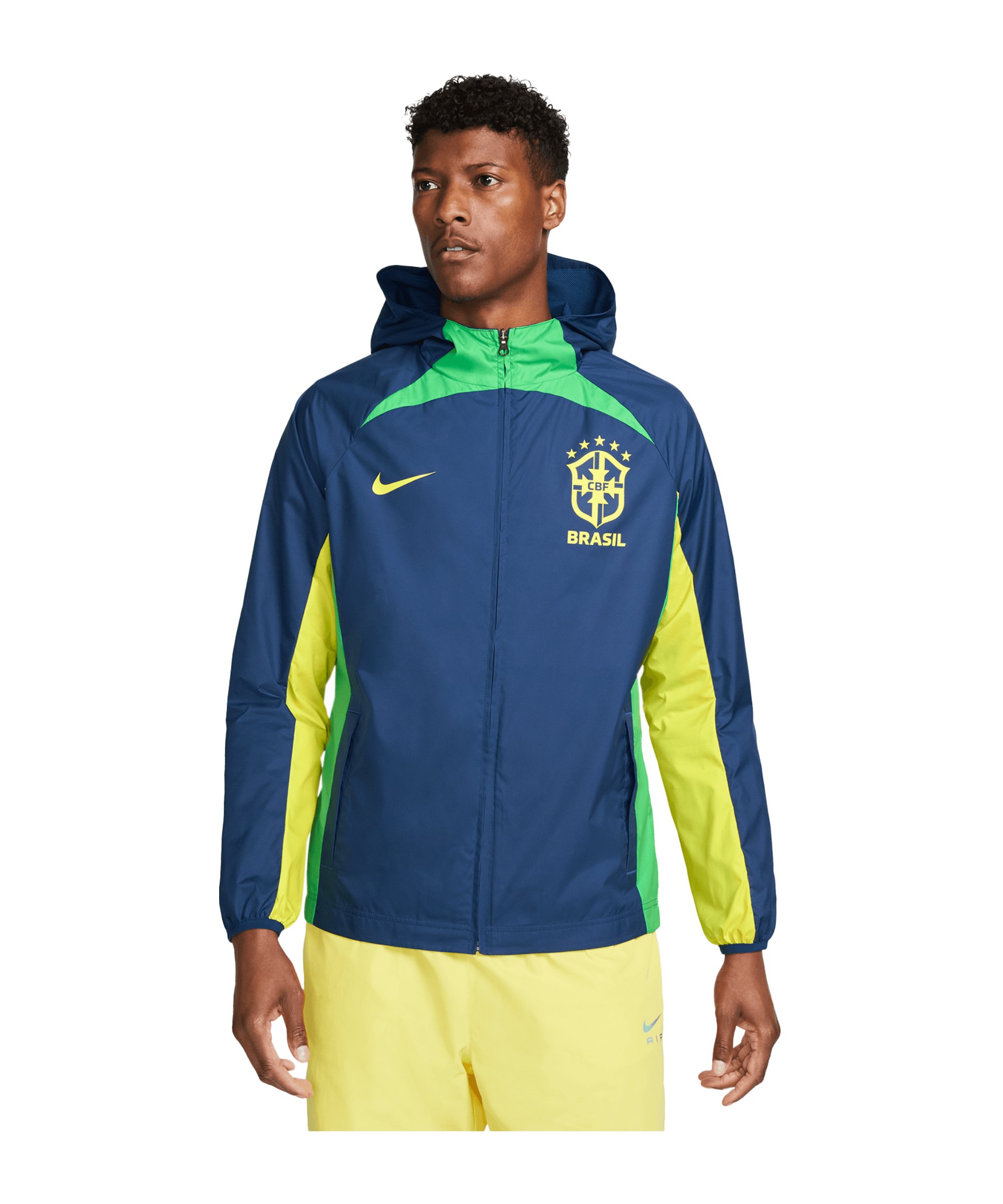 Nike Brasilien Allwetterjacke Blau F490 - blau