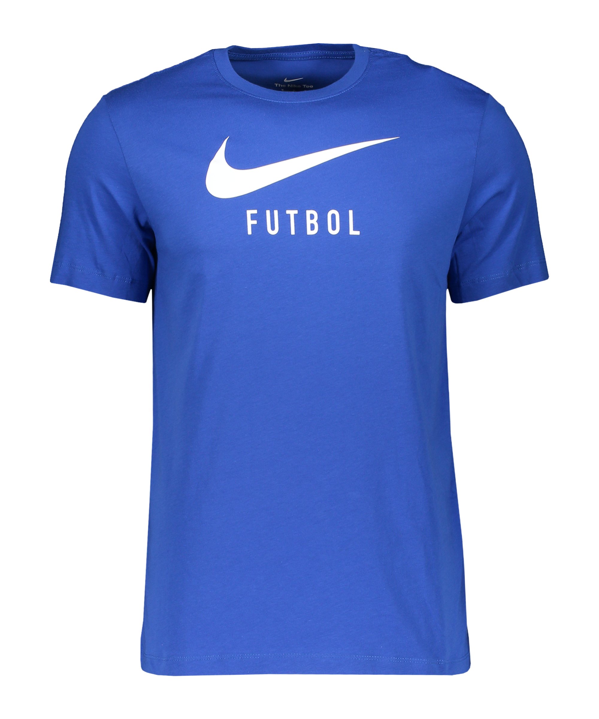 Nike Swoosh Soccer T-Shirt Kids Blau Weiss F481 - blau