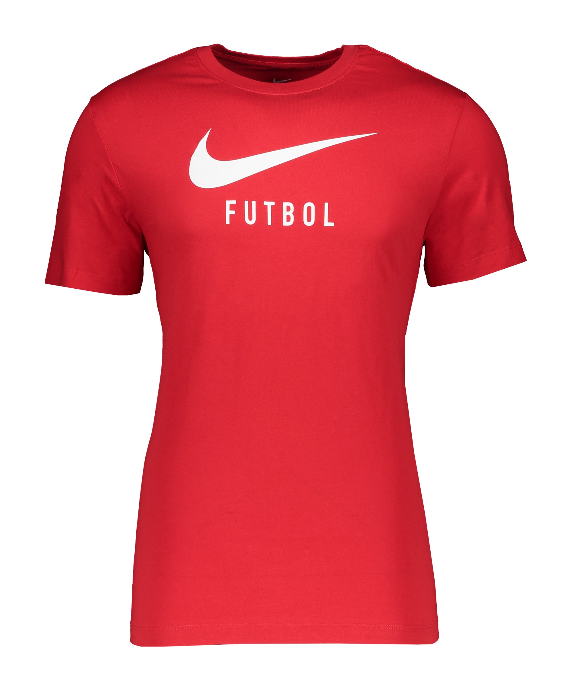 Nike Swoosh Soccer T-Shirt Kids Rot Weiss F658 - rot