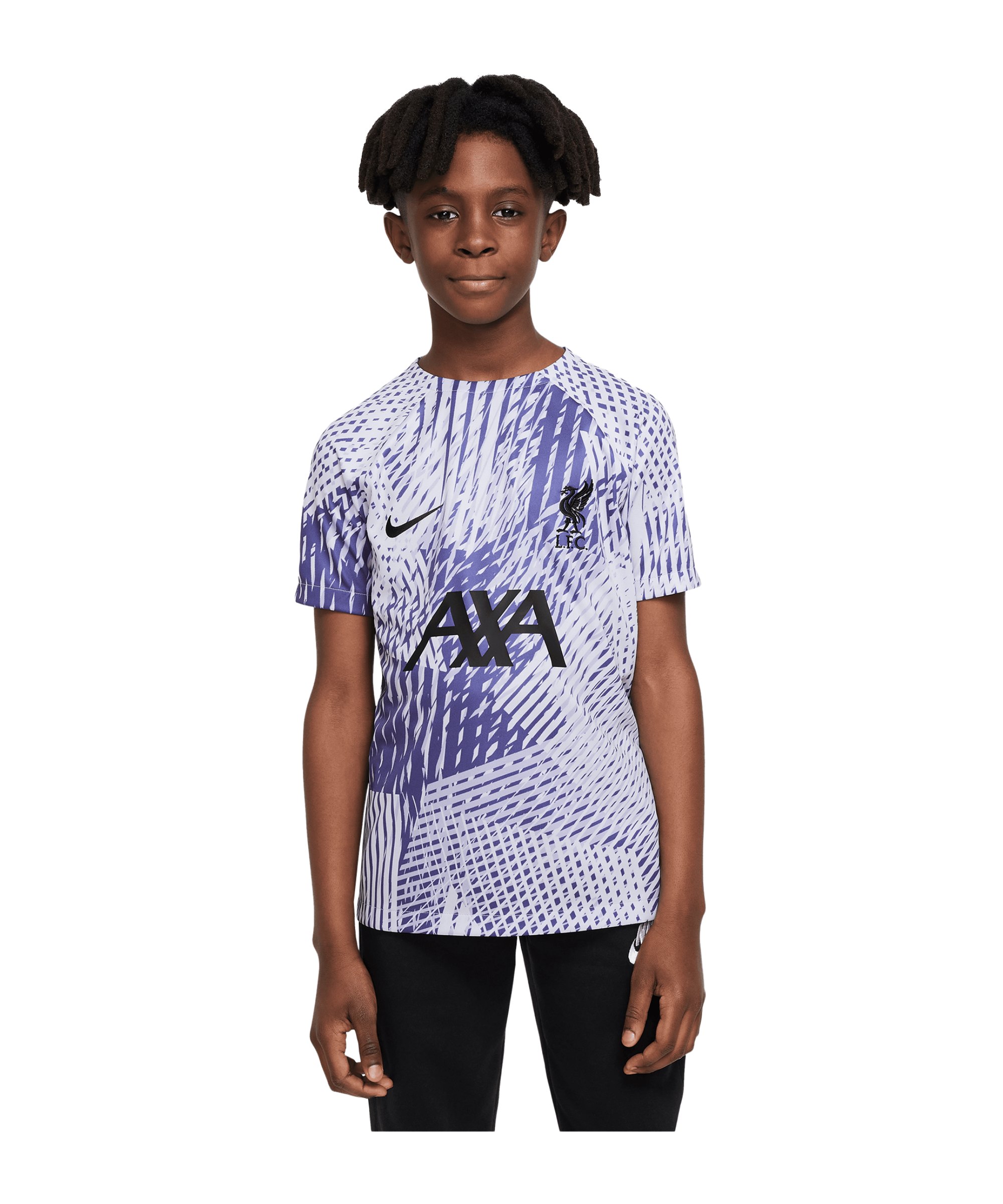 Nike FC Liverpool Prematch Shirt Kids Lila F532 - lila