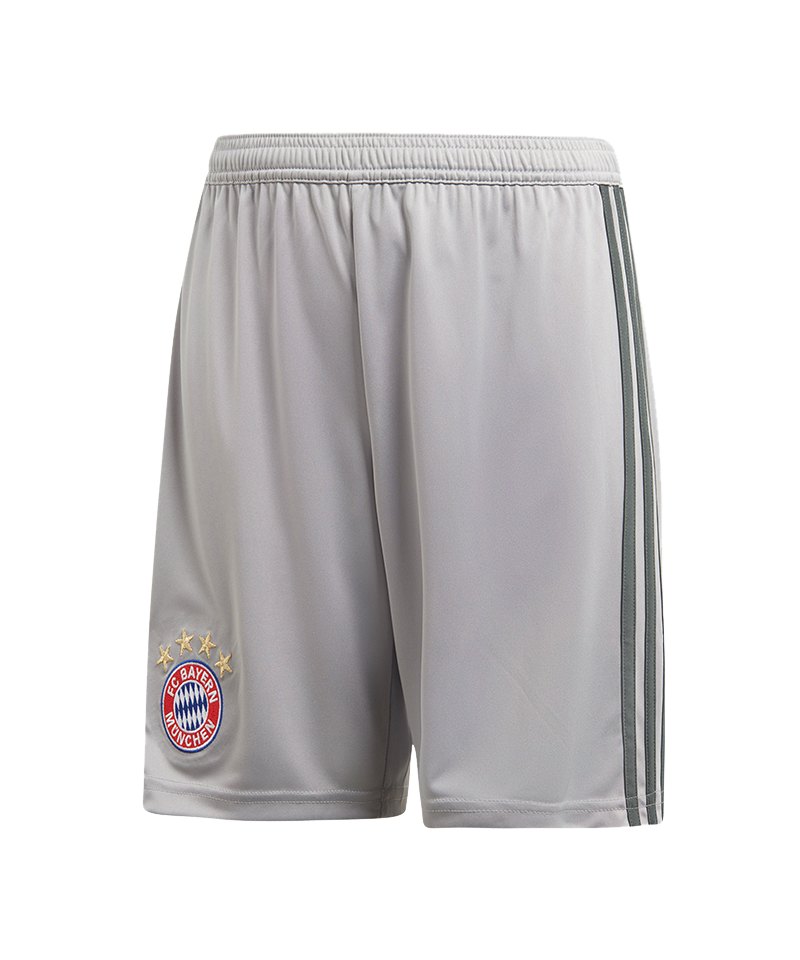 adidas FC Bayern München TW-Short Home Kids 18/19 - grau
