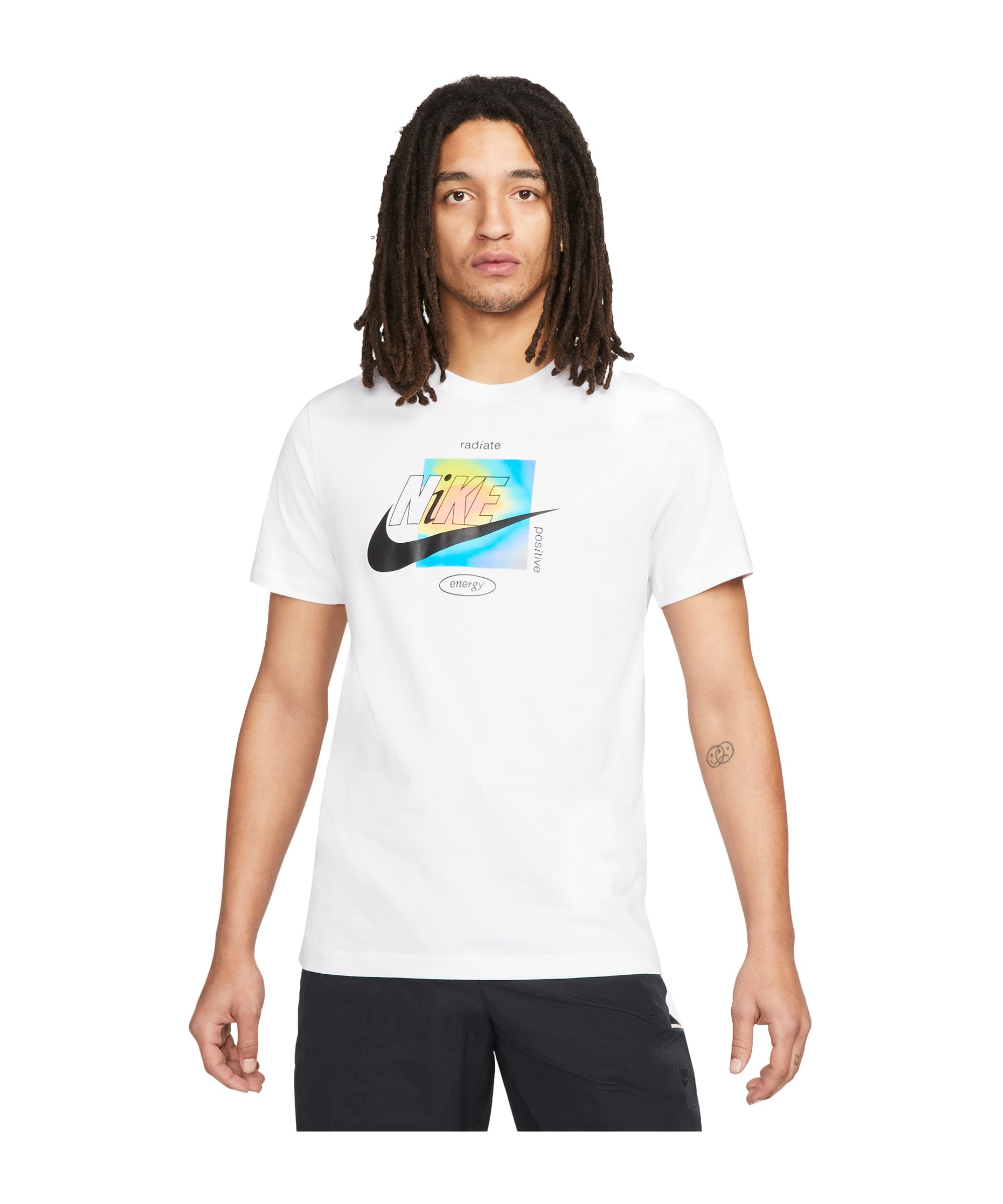 Nike Energy T-Shirt Weiss F100 - weiss
