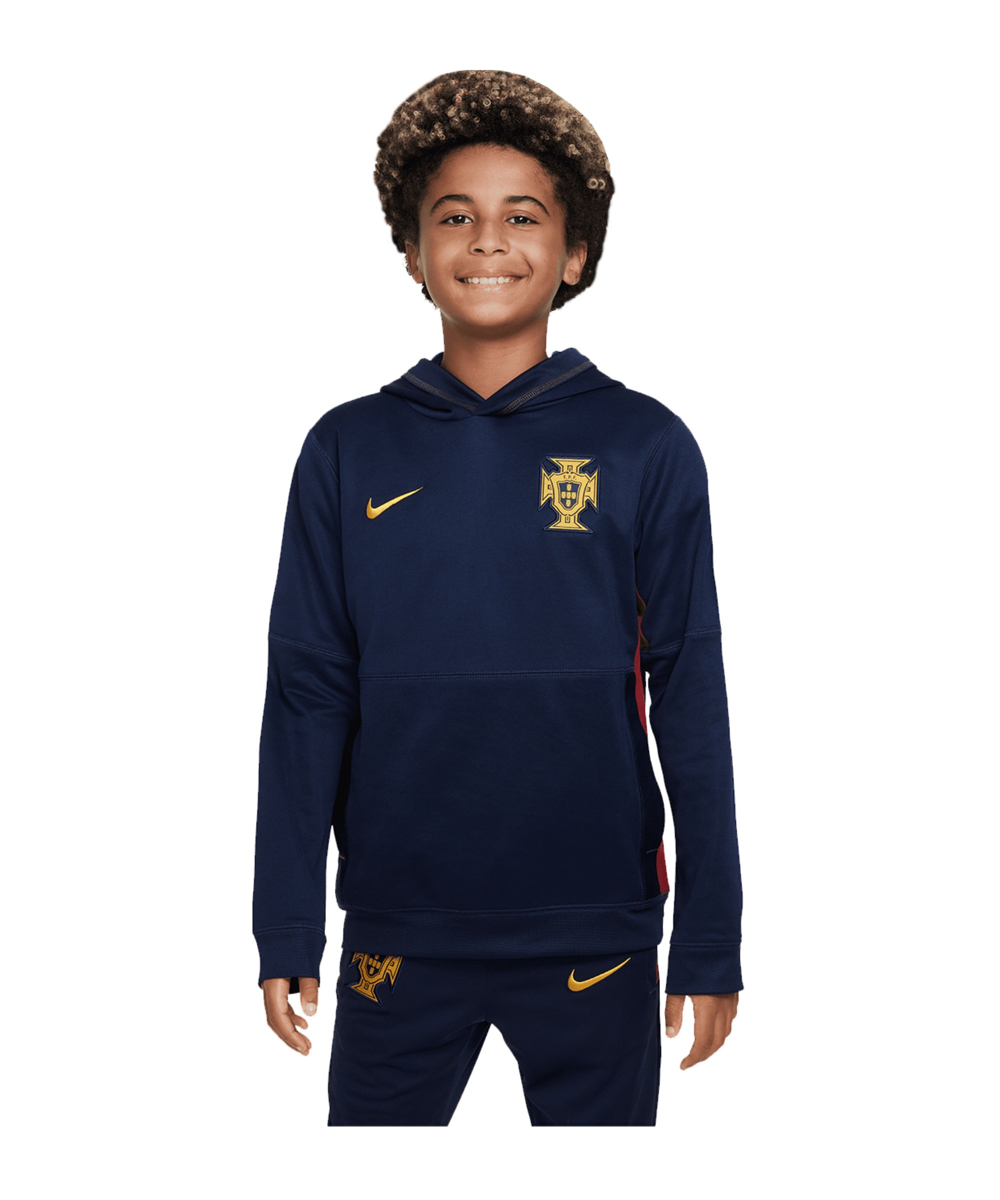 Nike Portugal Hoody Kids Blau F451 - blau