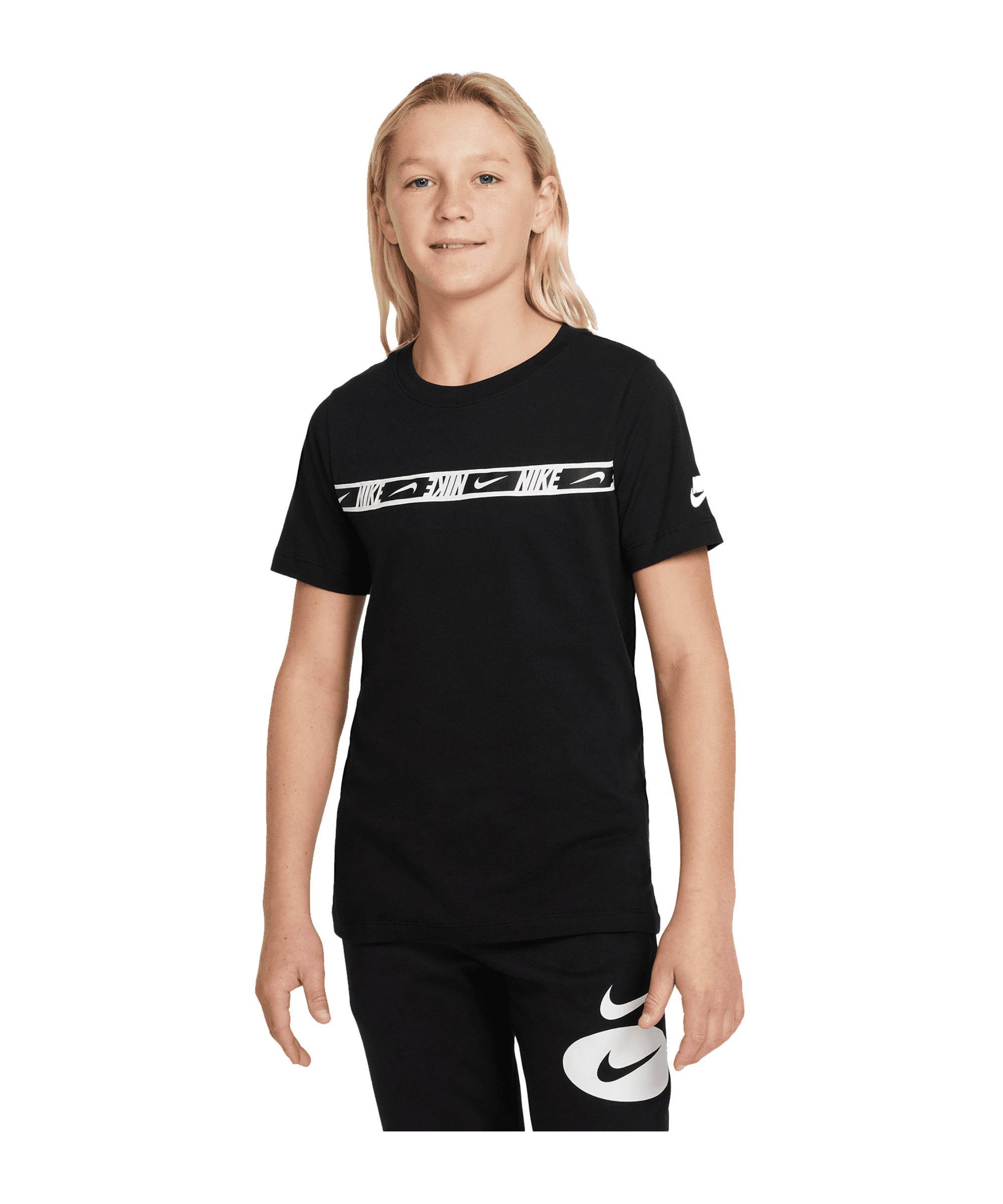 Nike Sportswear T-Shirt Kids Schwarz F010 - schwarz